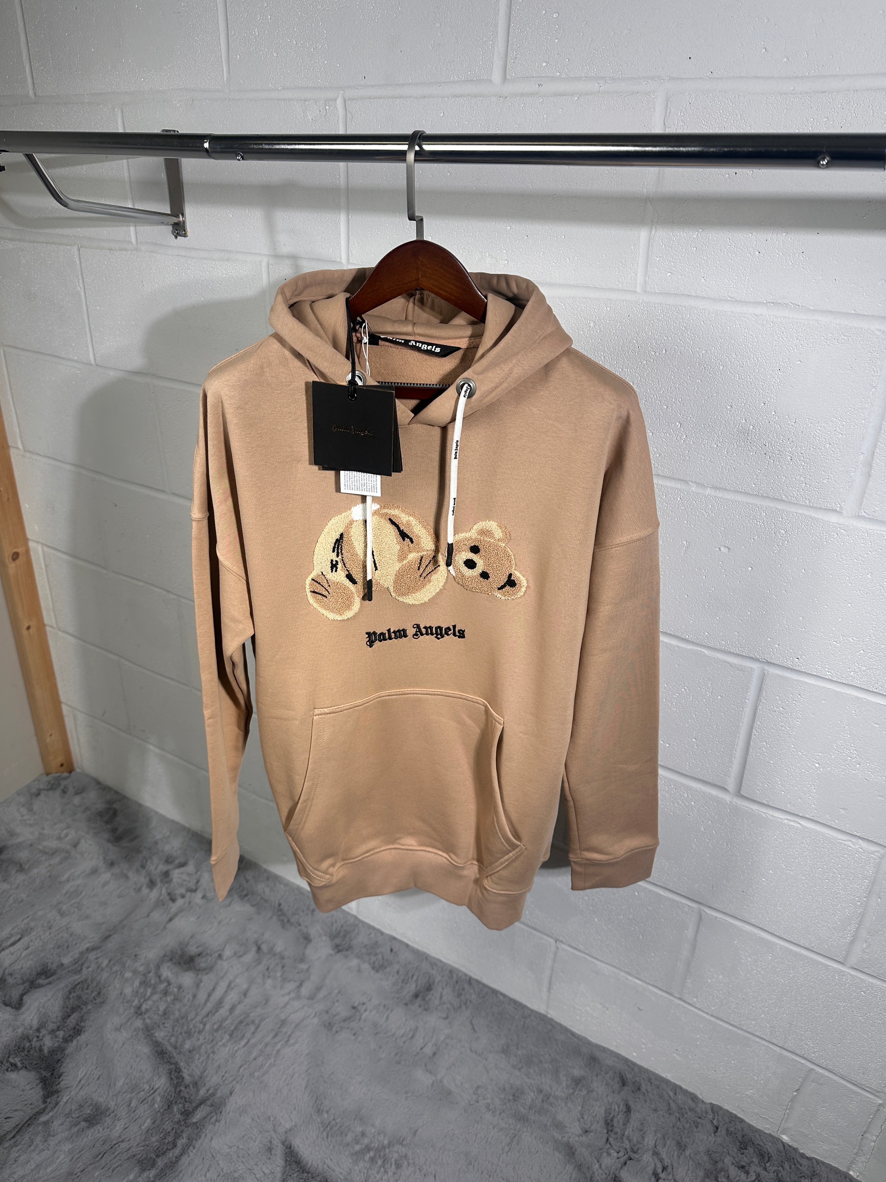 Palm angels hoodie beige