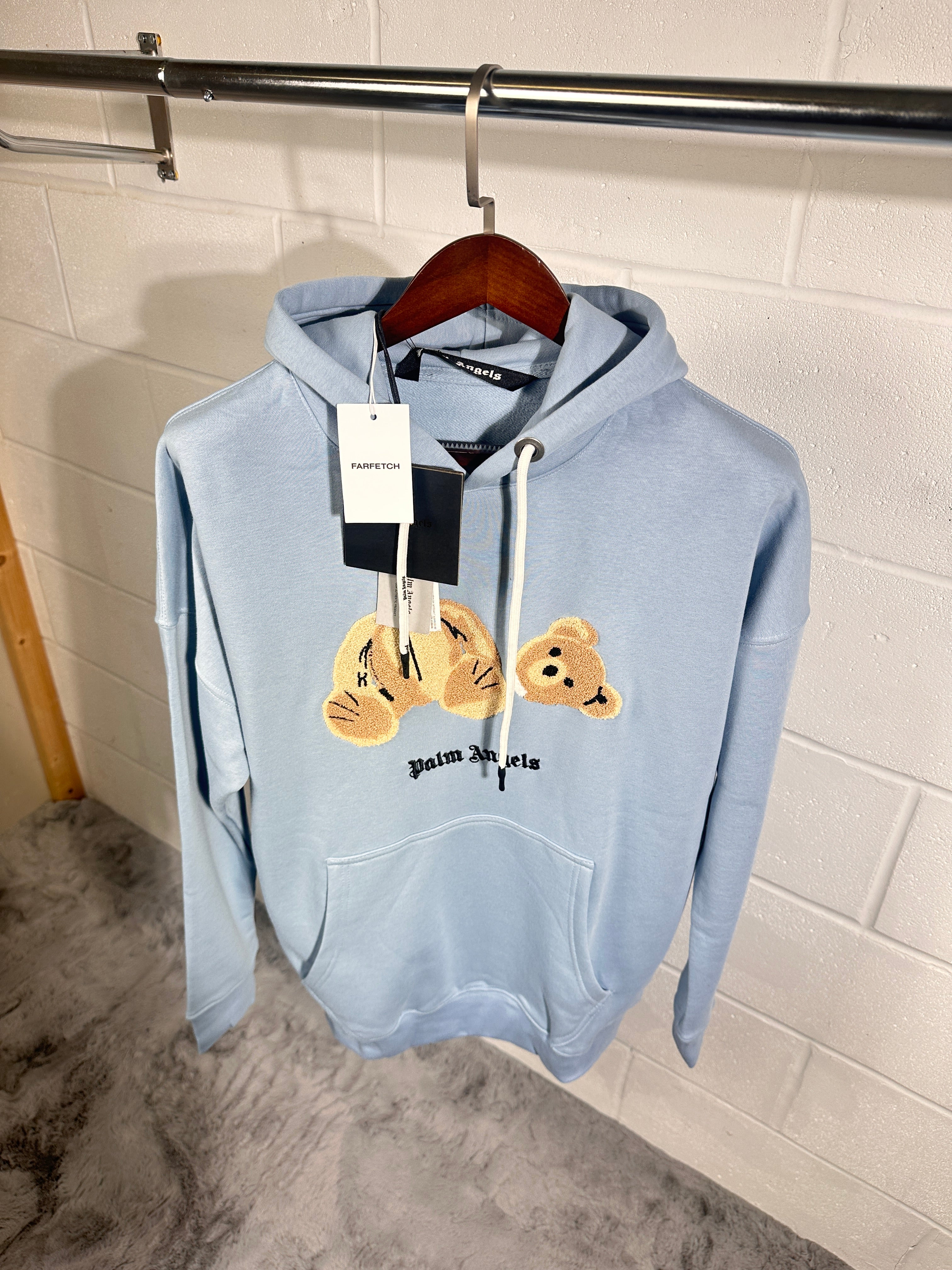 Palm angels hoodie blue