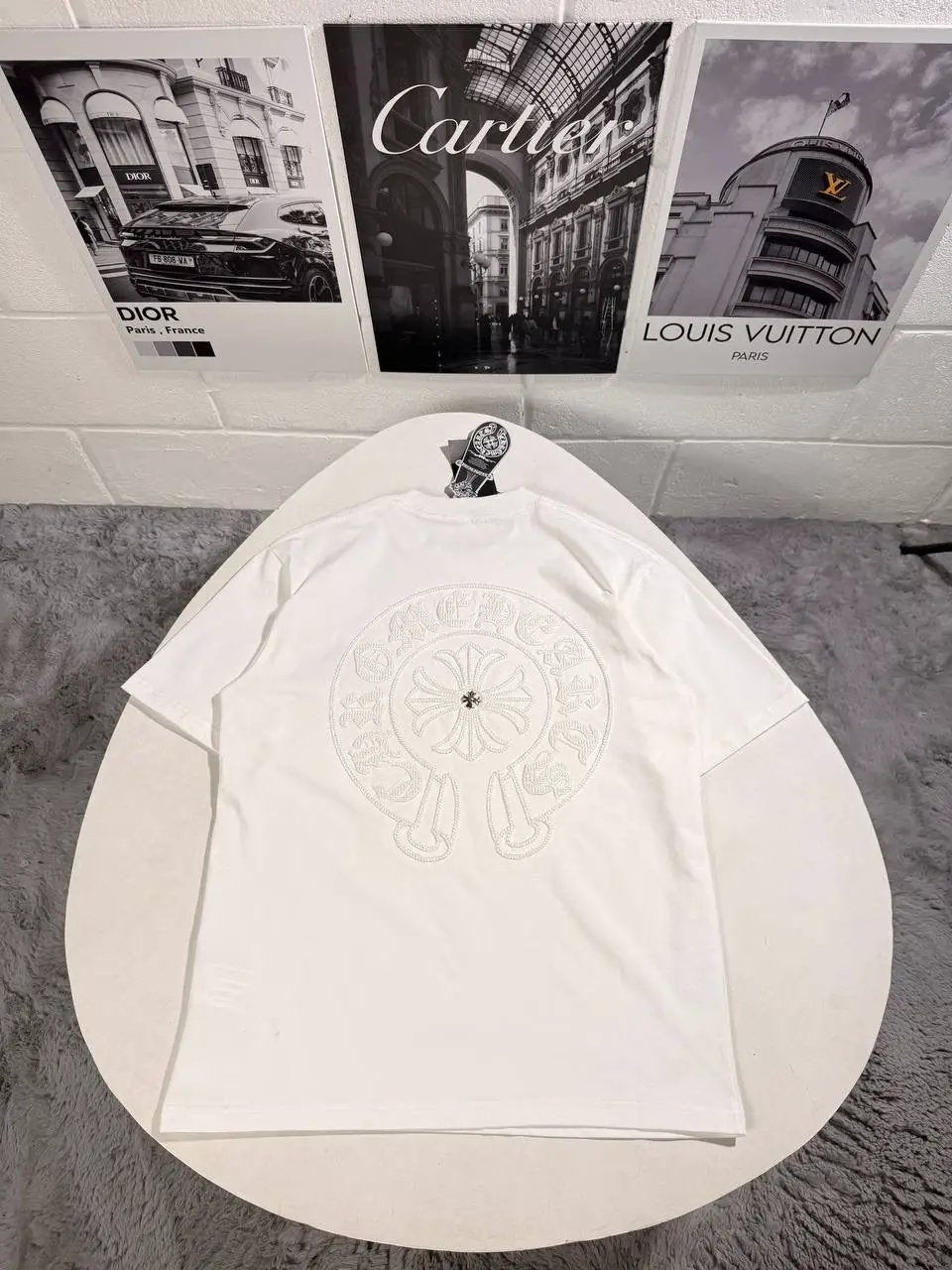CHROME H TSHIRT Stock supplier