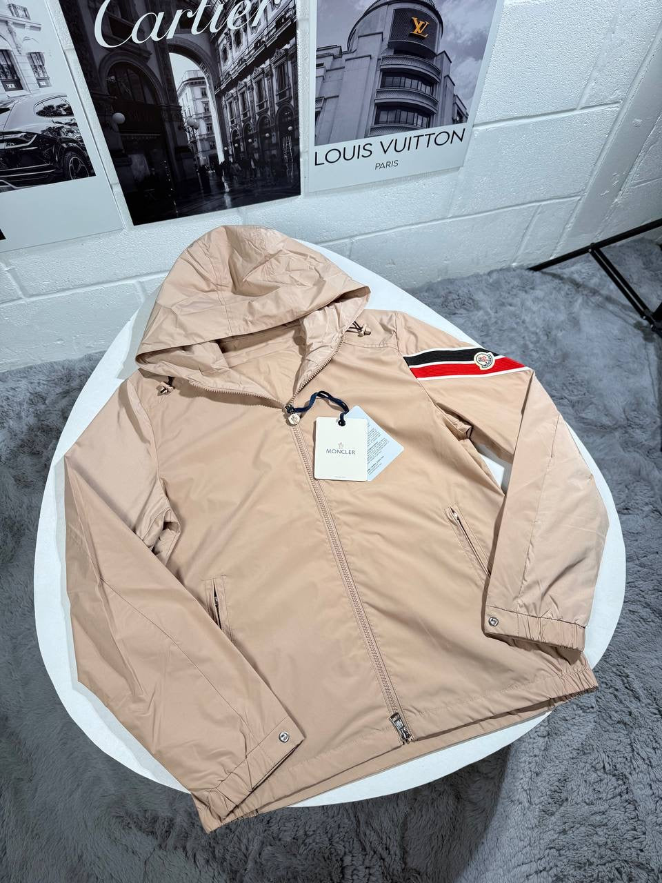 MNCLR CLAUT WINDBREAKER BEIGE