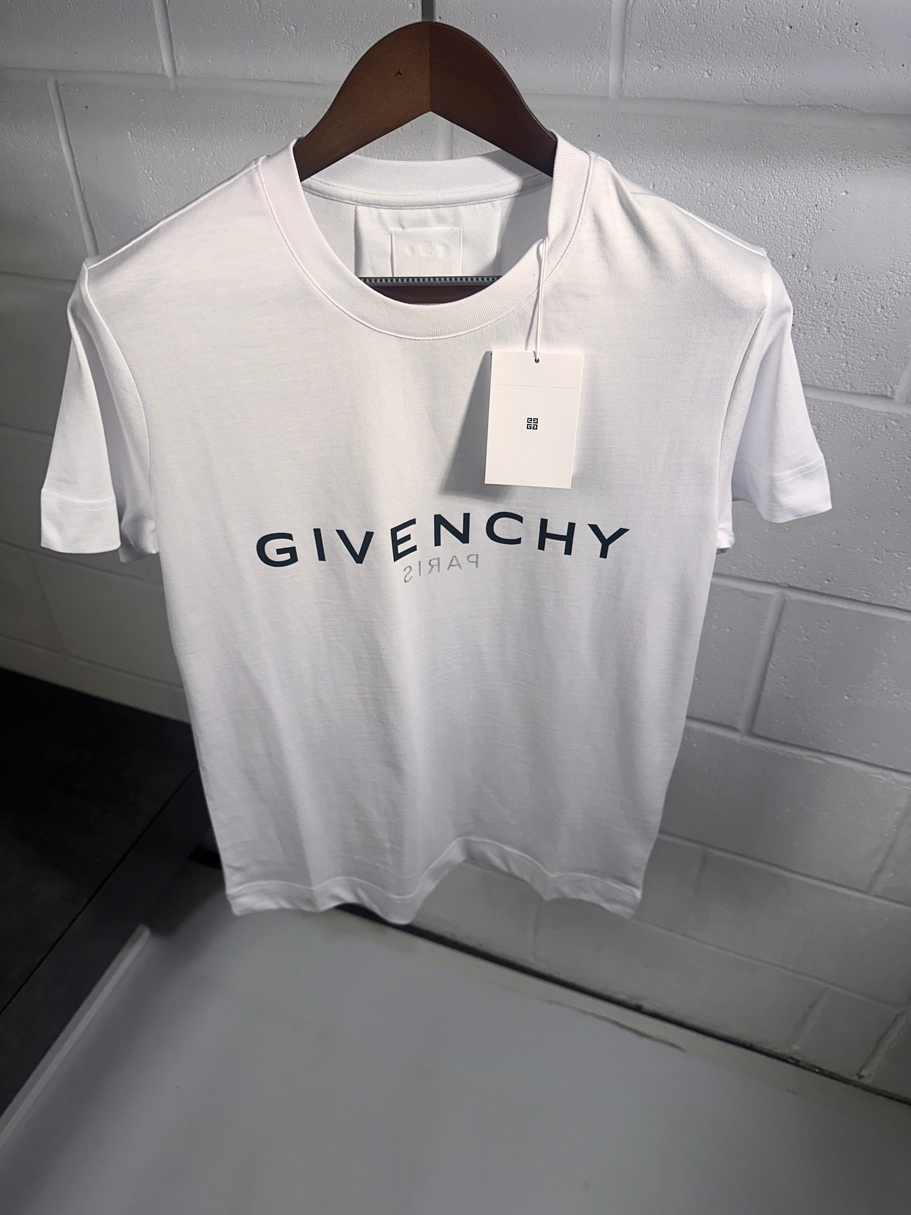 Givenchy logo tee white