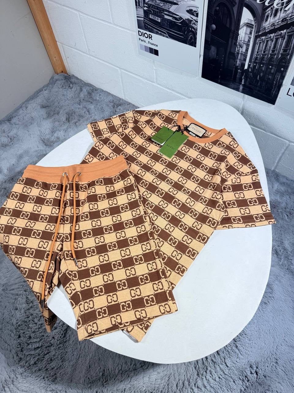 UCCI KNITTED SHORTSET