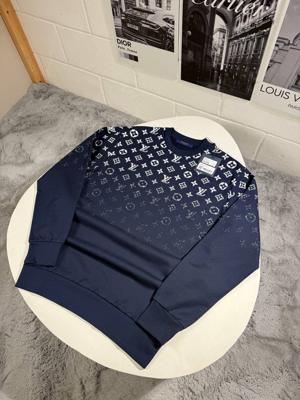 LVE GRADIENT COTTON SWEATSHIRT