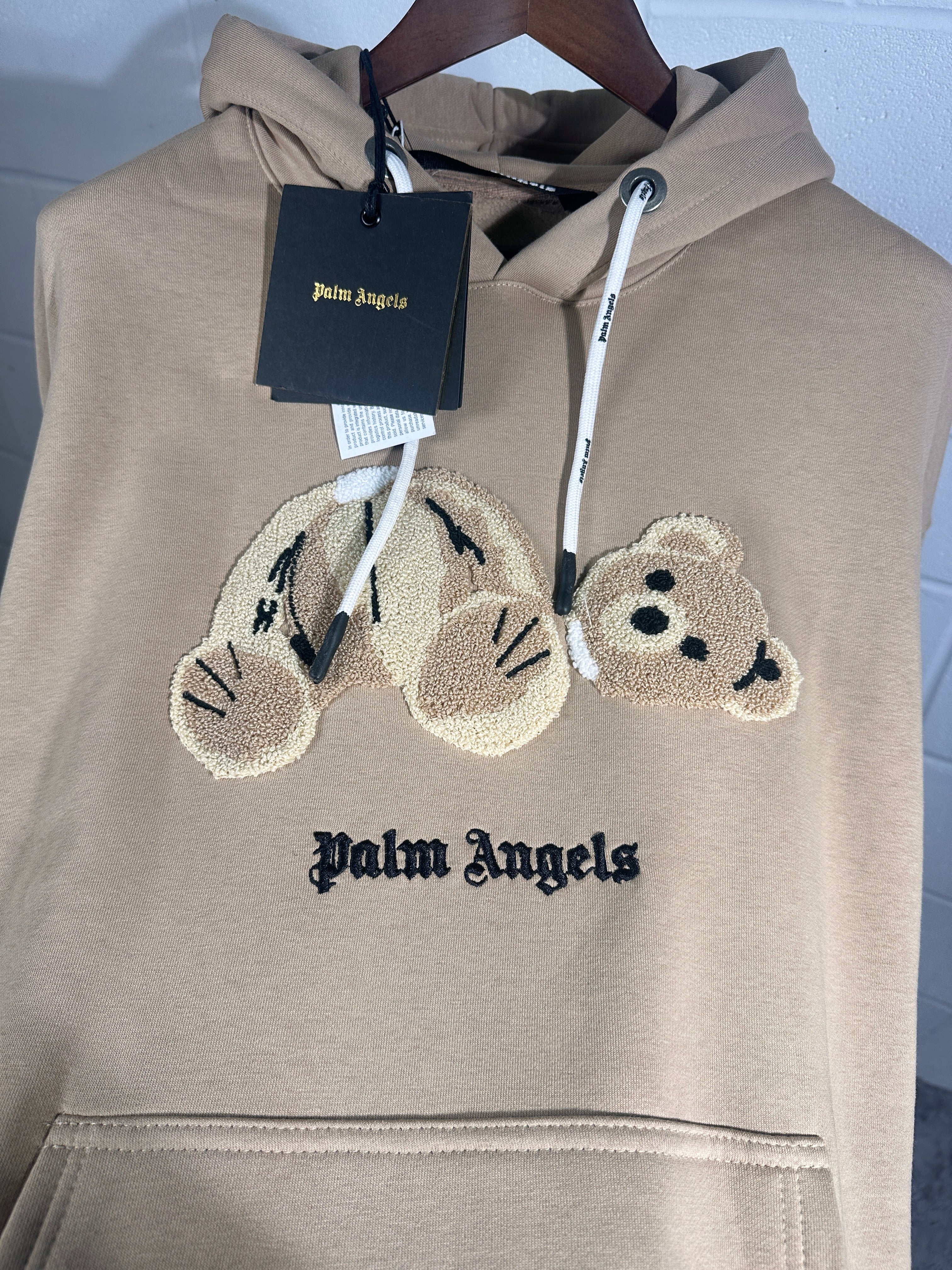 Palm angels hoodie beige