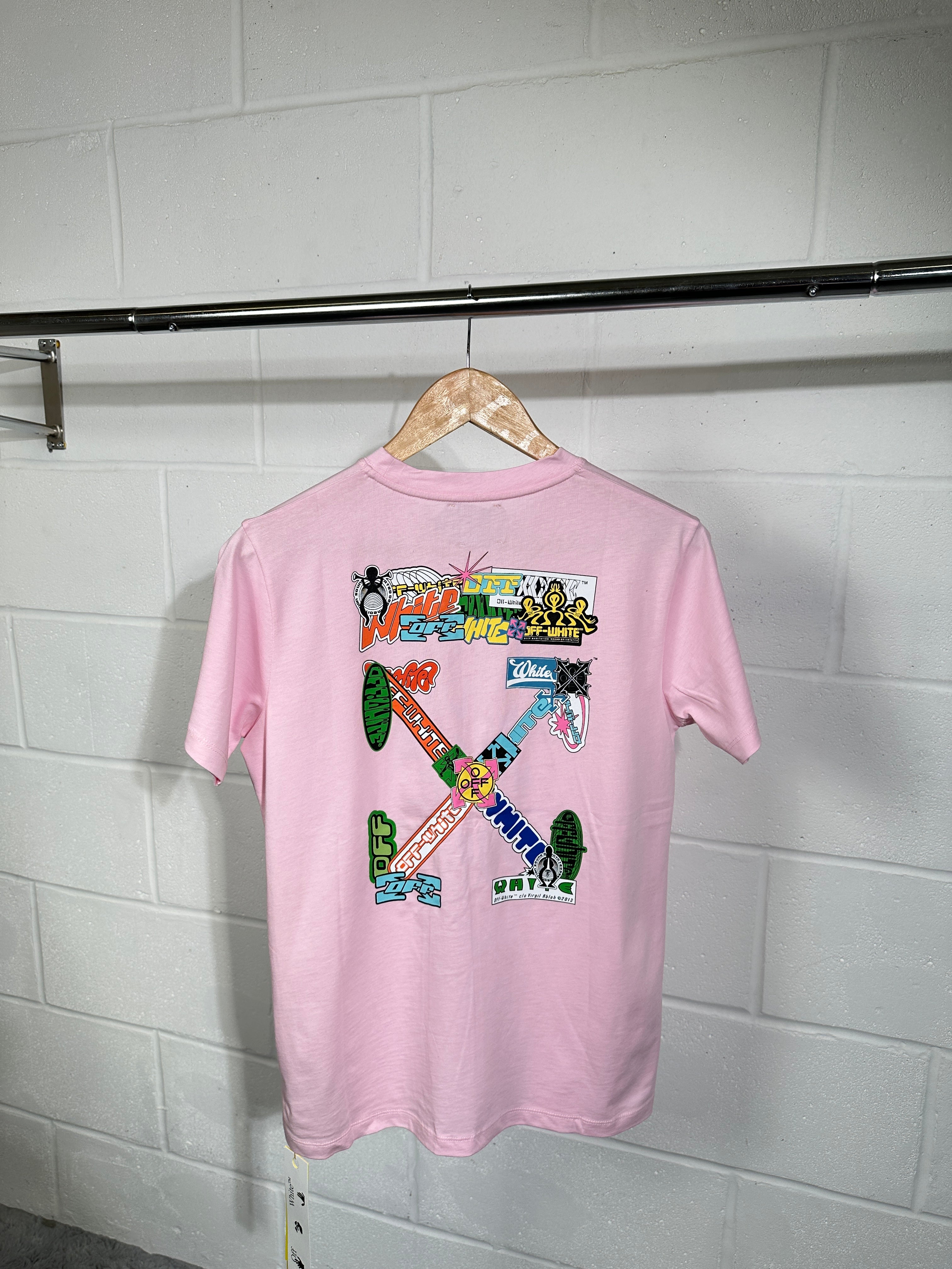 Kids offwhite tshirt pink