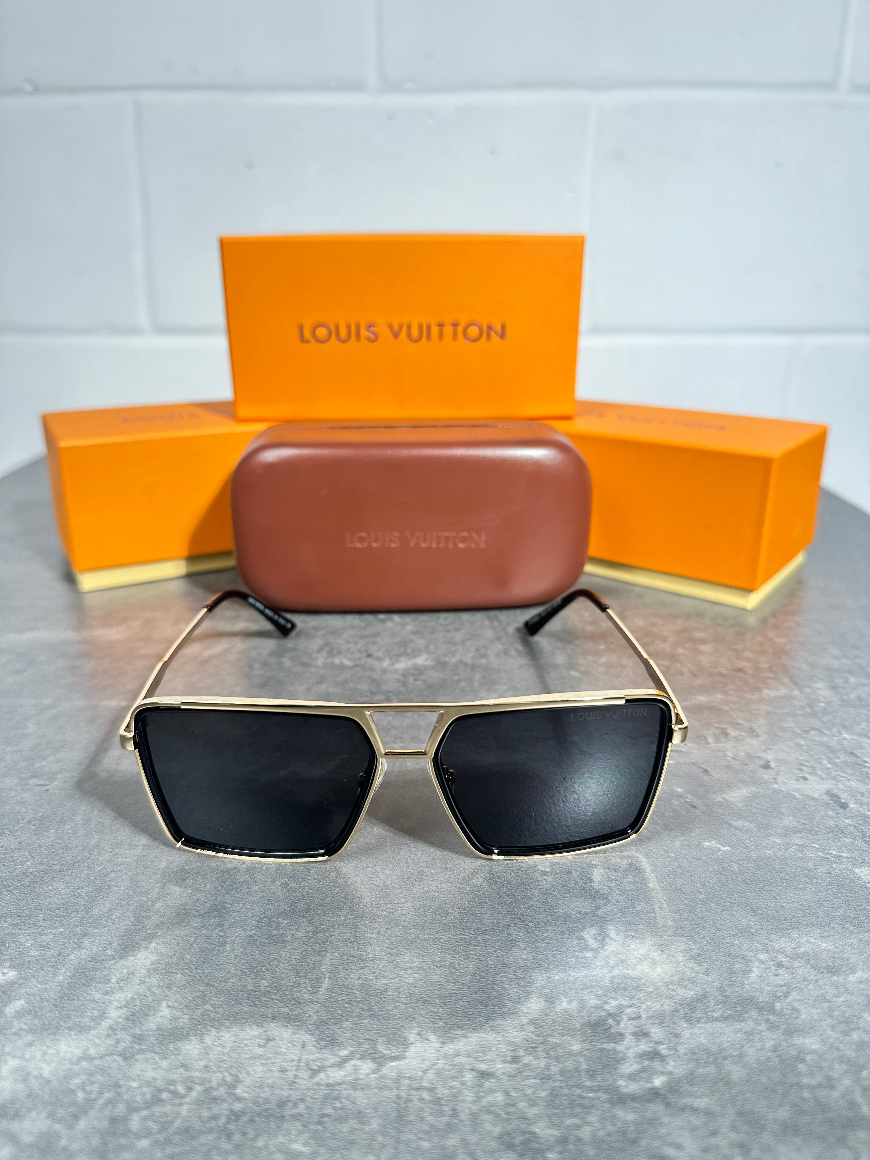 Lv - glasses gold