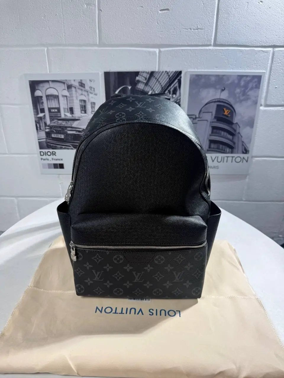 LVE BLACK MONOGRAM BACKPACK