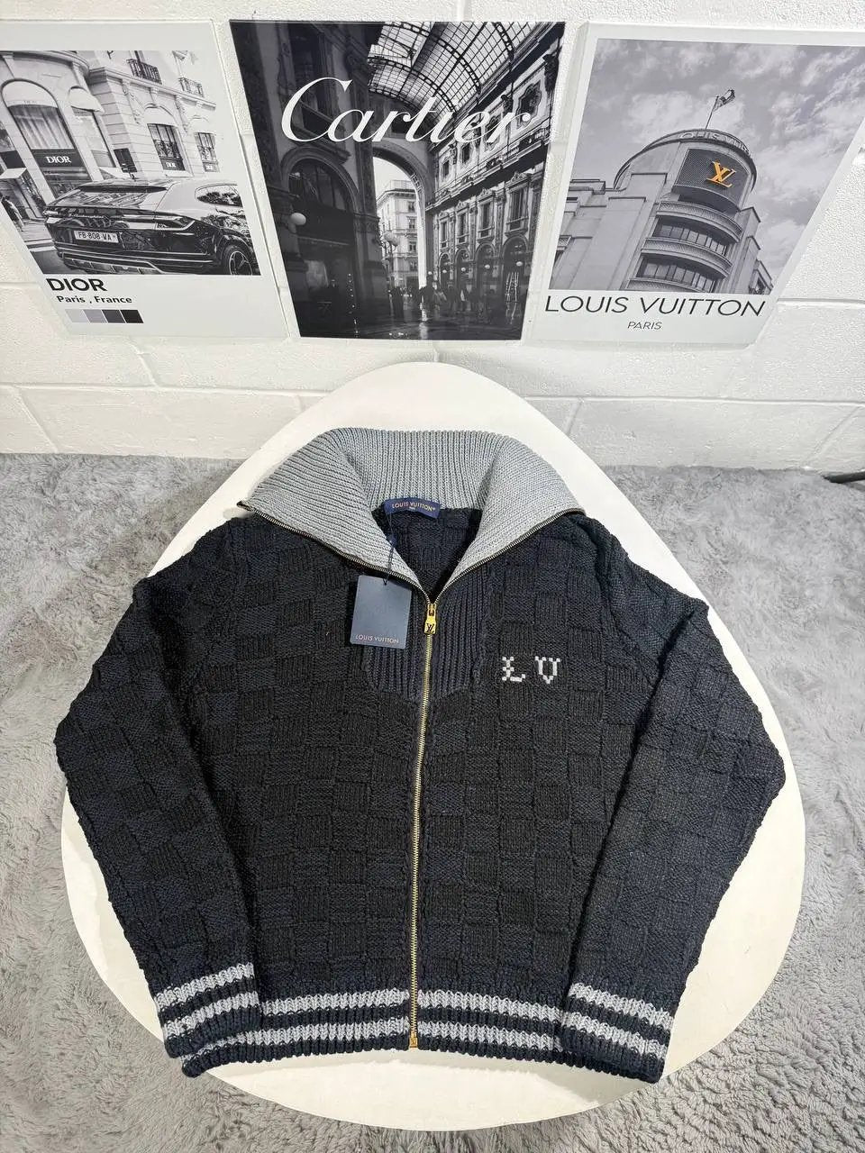 LVE DAMINER KNITTED ZIPUP by Stock supplier