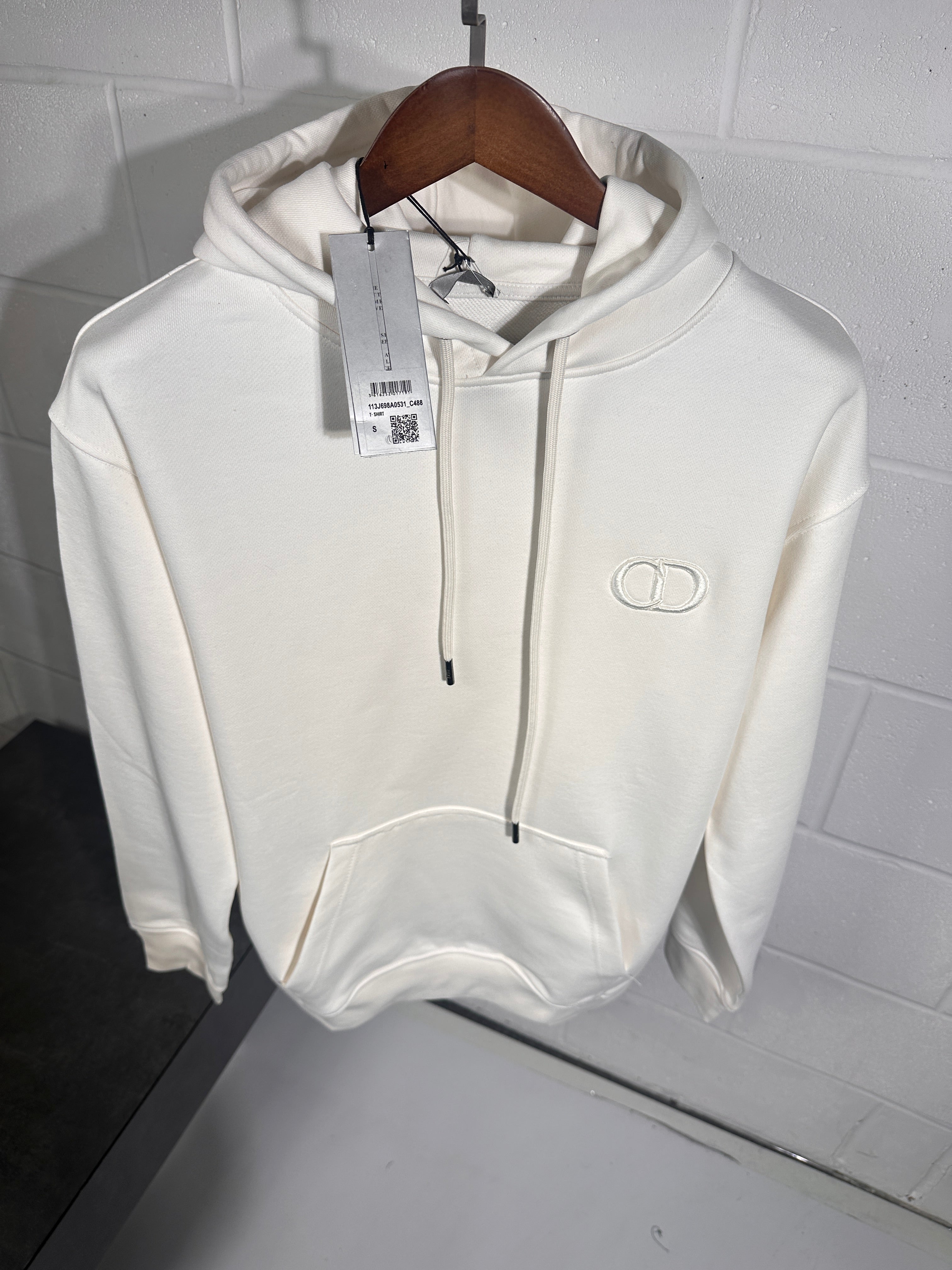 Dior CD hoodie white