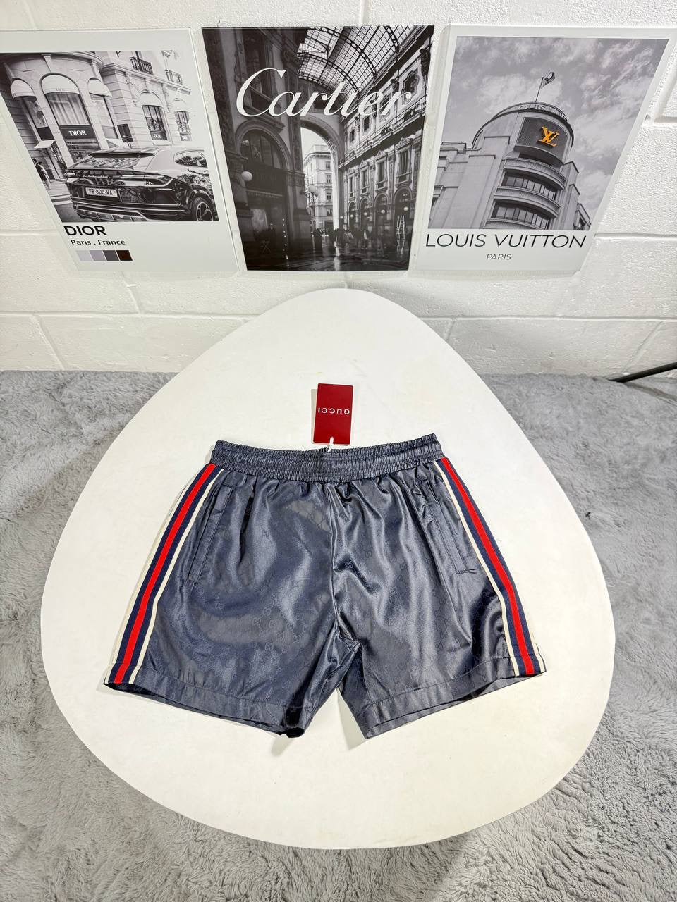 UCCI STRIPPED SHORTS