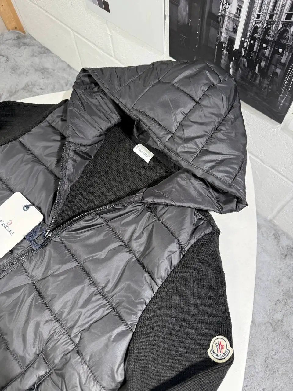 MNCLR PADDED HOODED CARDIGAN by Stock supplier