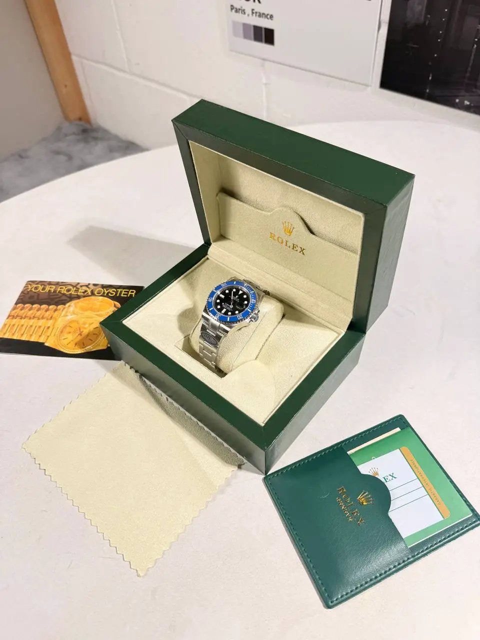 SUBMARINER DATE SMURF WATCH by Stock supplier