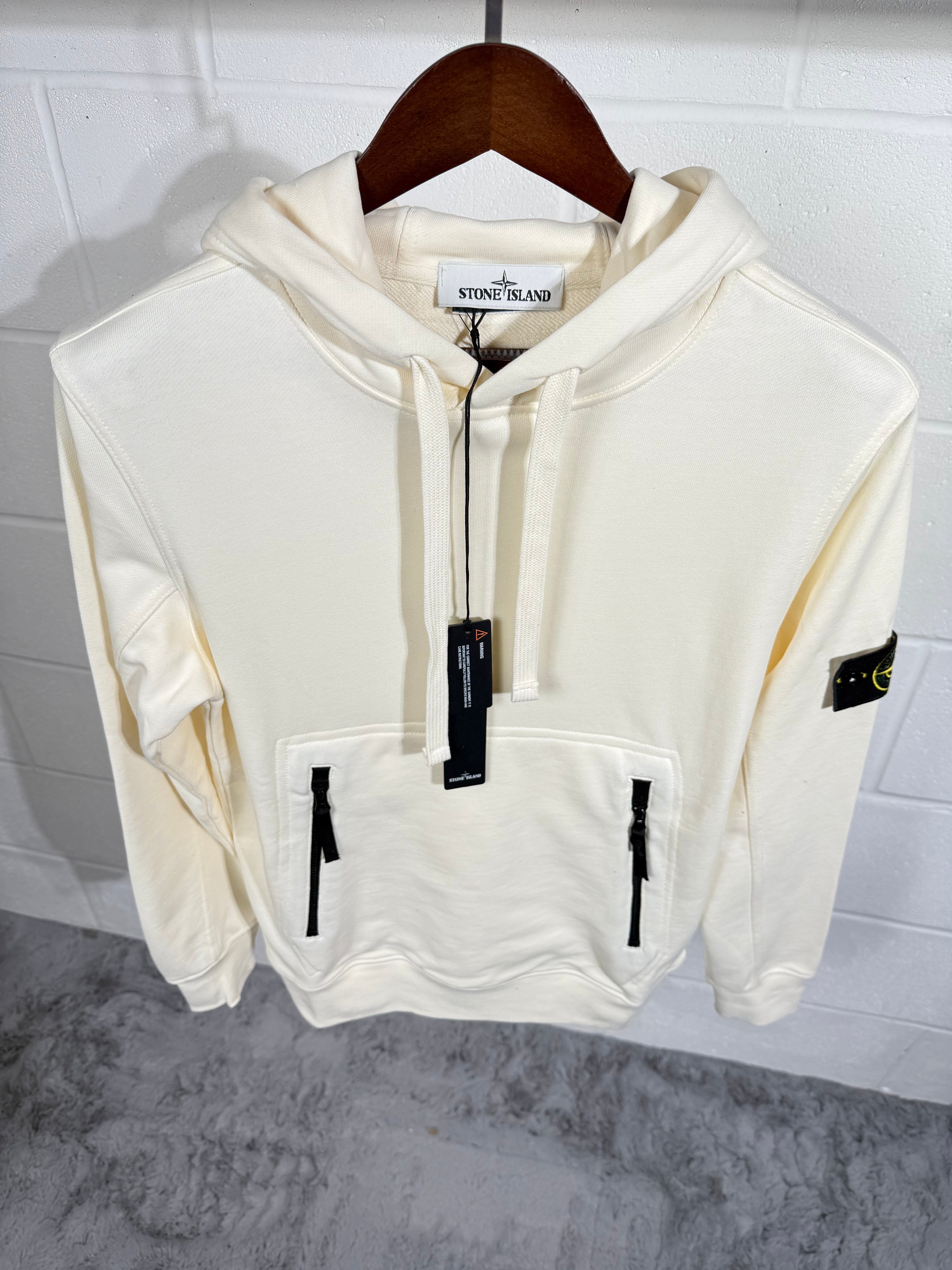 Si zip hoodie beige