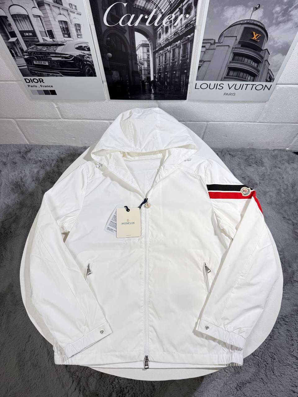 MNCLR CLAUT WINDBREAKER WHITE