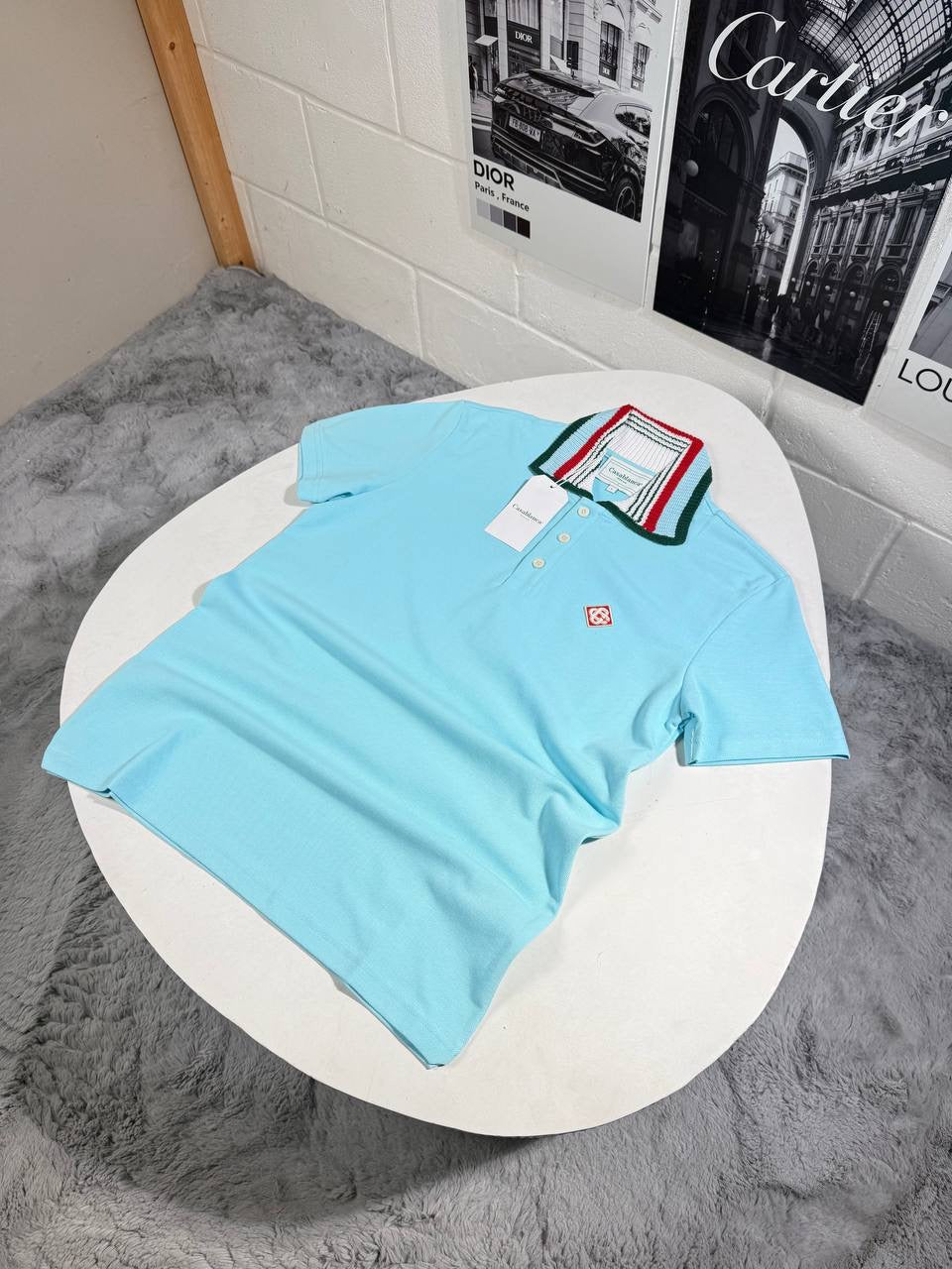 CASA KNITTED COLLOR POLO