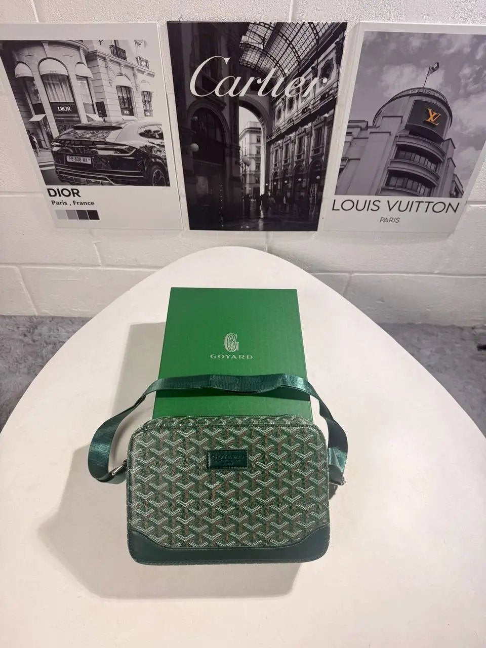 GOYRD MESSENGER BAG GREEN Stock supplier