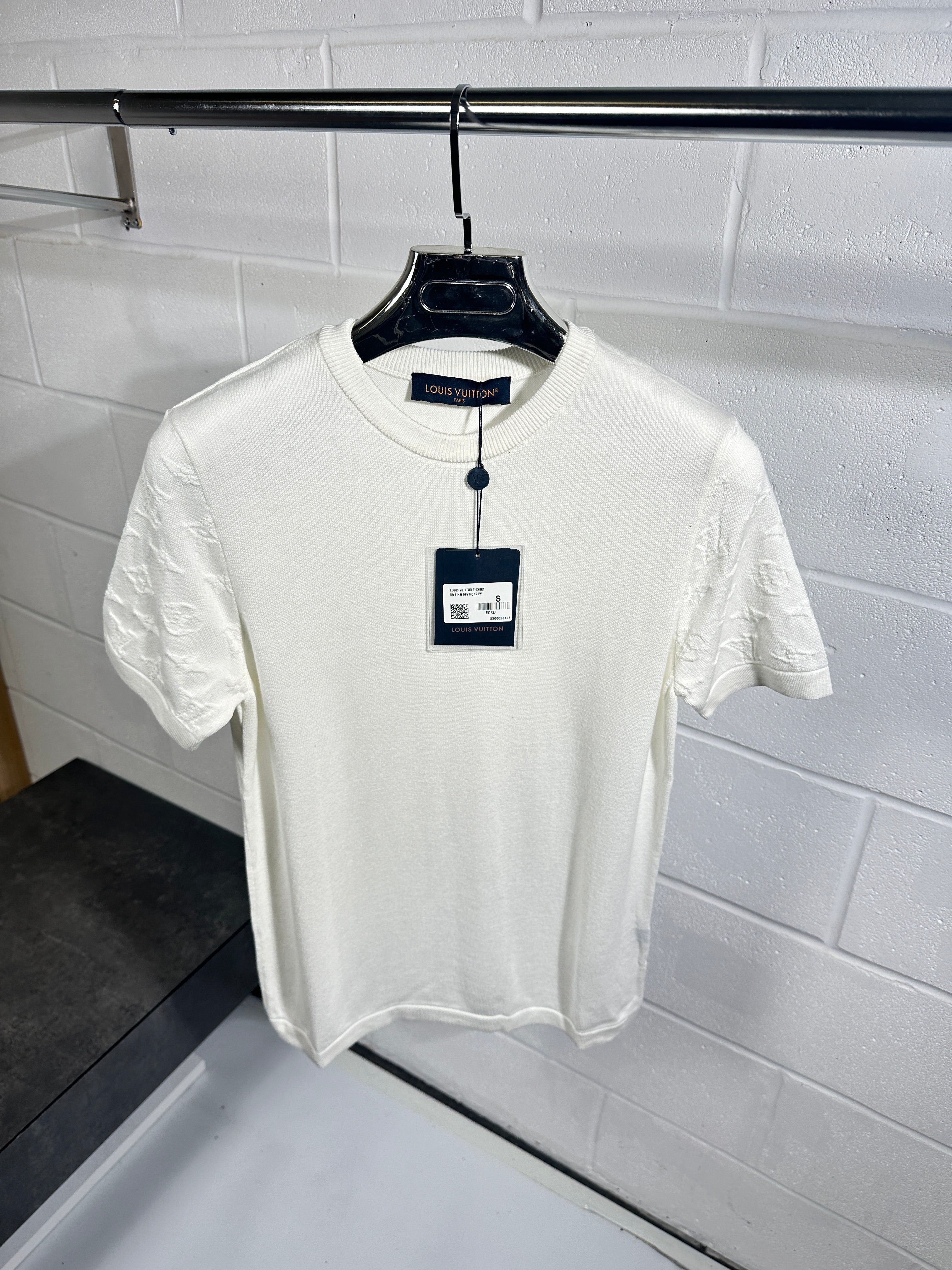 Lv knitted tee white