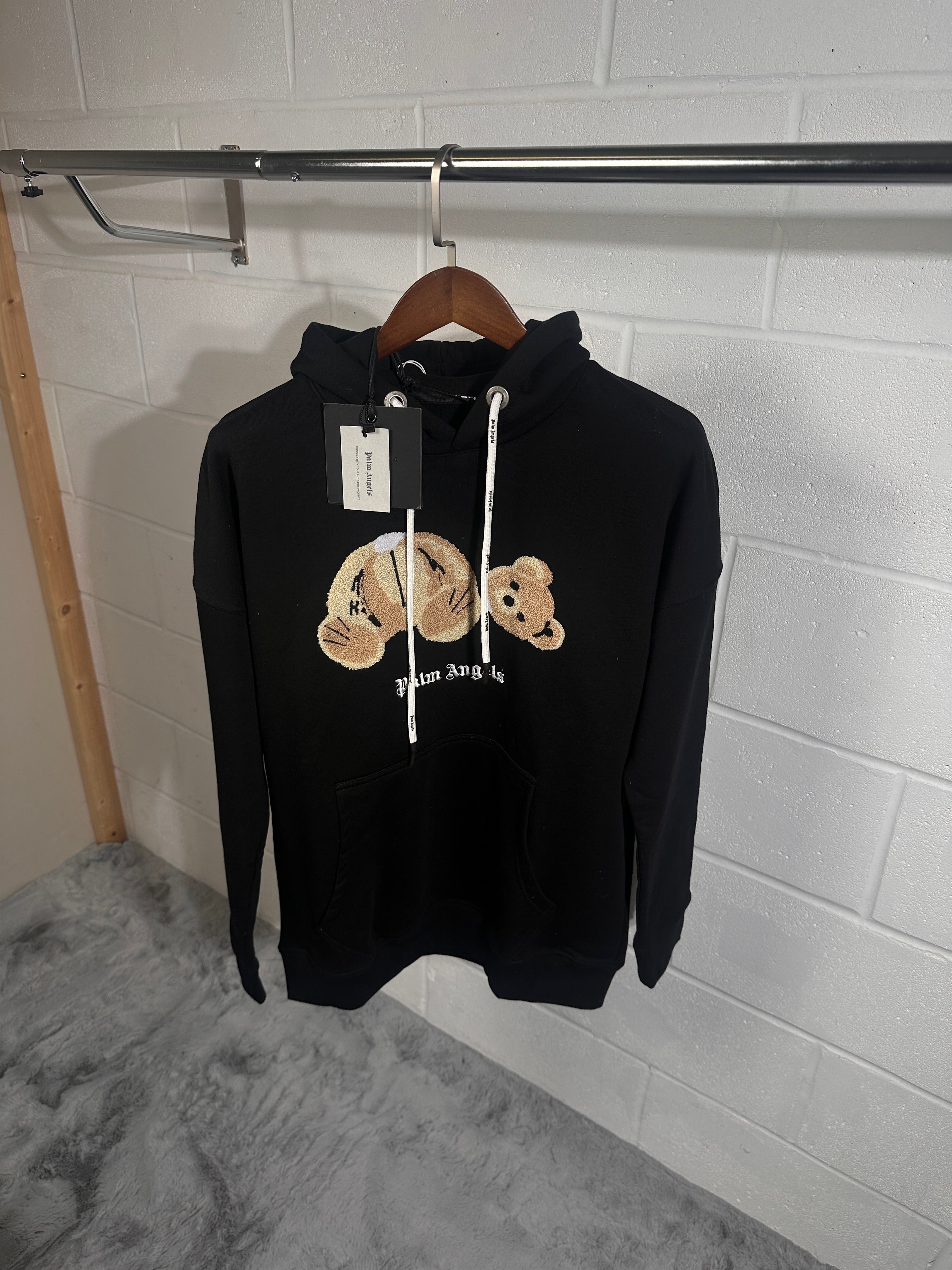 Palm angels hoodie black