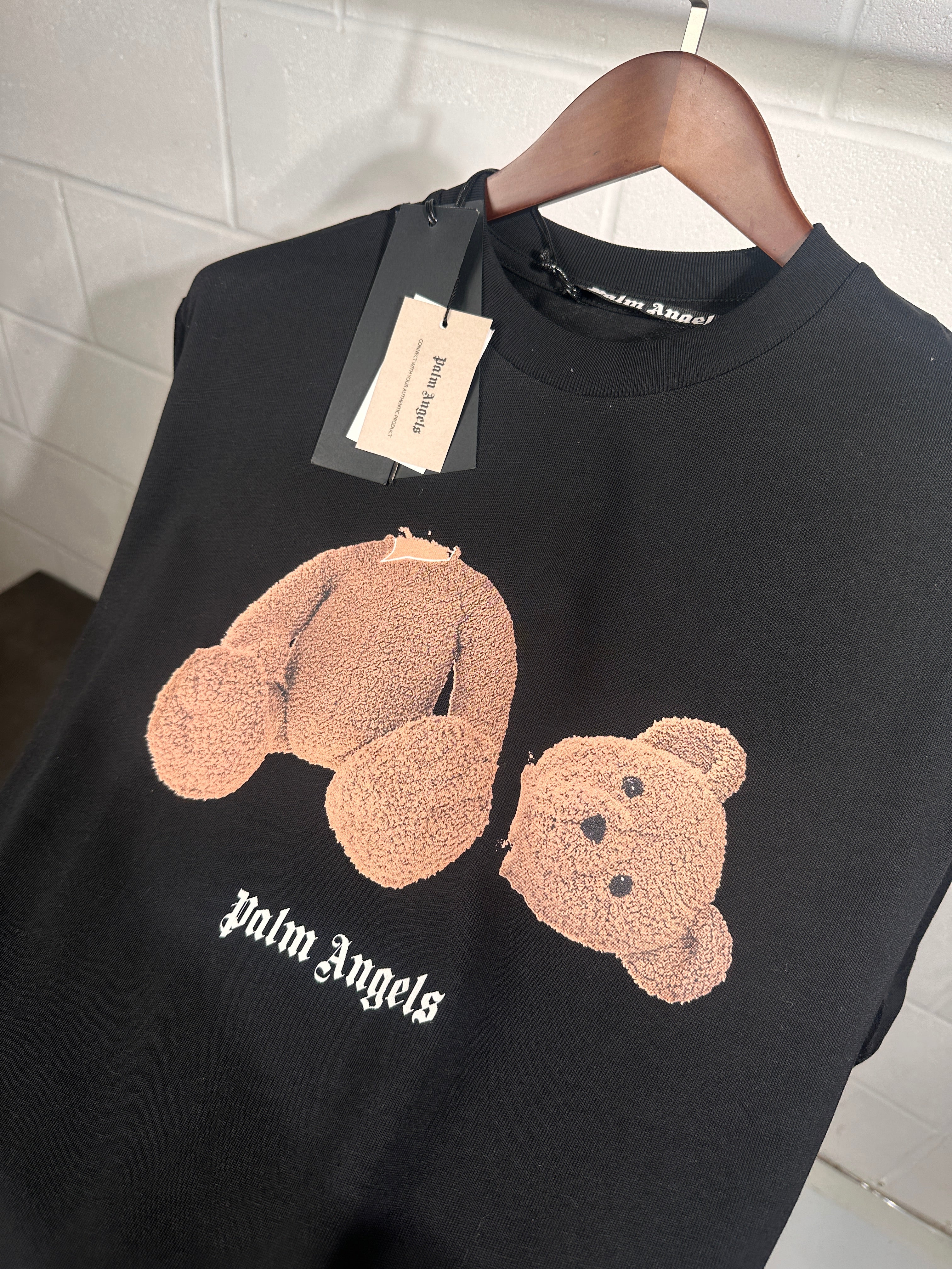 Palm angel teddy tee black