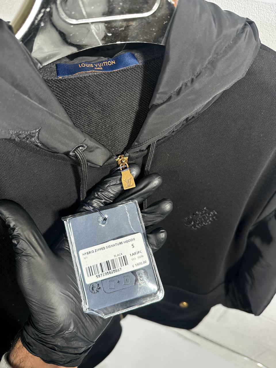 Louis Vuitton signature zipped hoodie