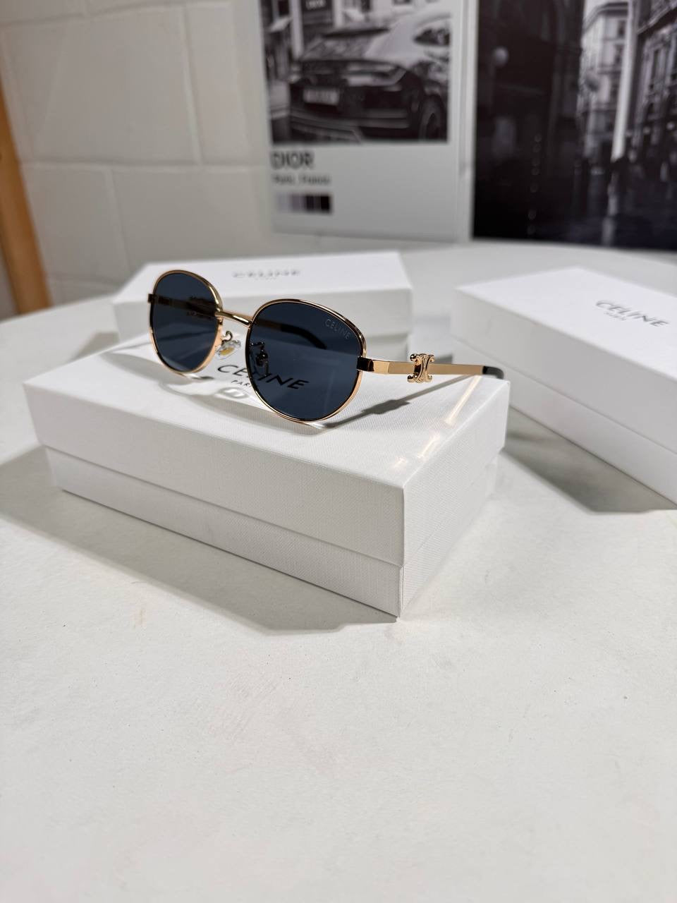 CLN SUNGLASSES GOLD WOMEN