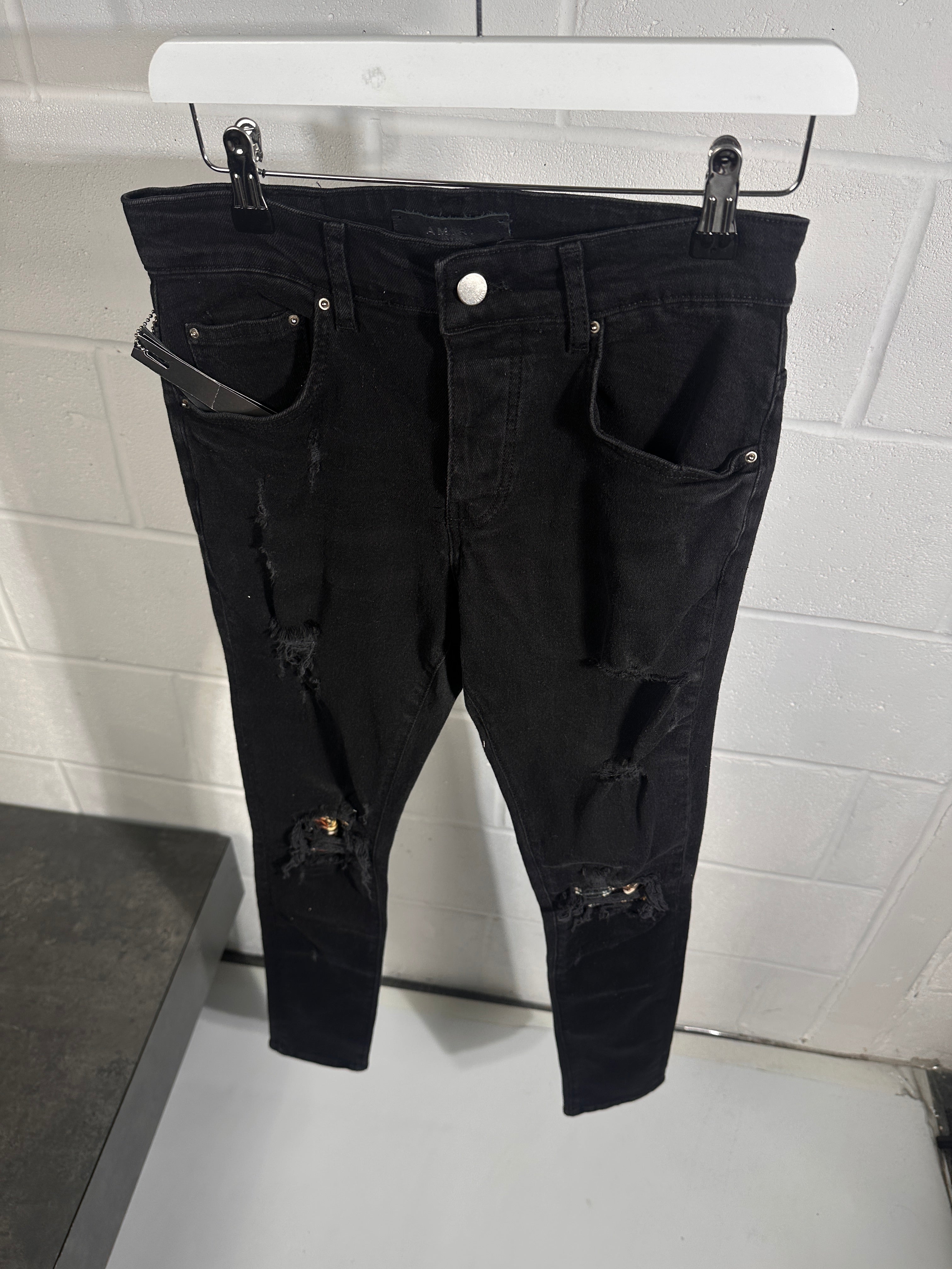 Amiri jeans skinny fit black