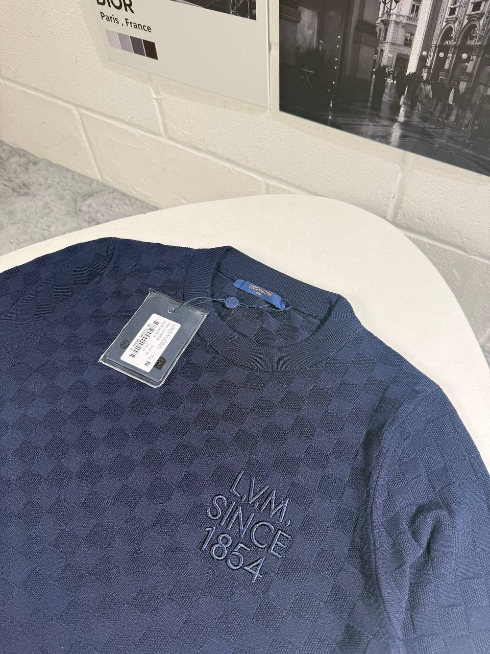 LVE DAMIER KNITTED TSHIRT