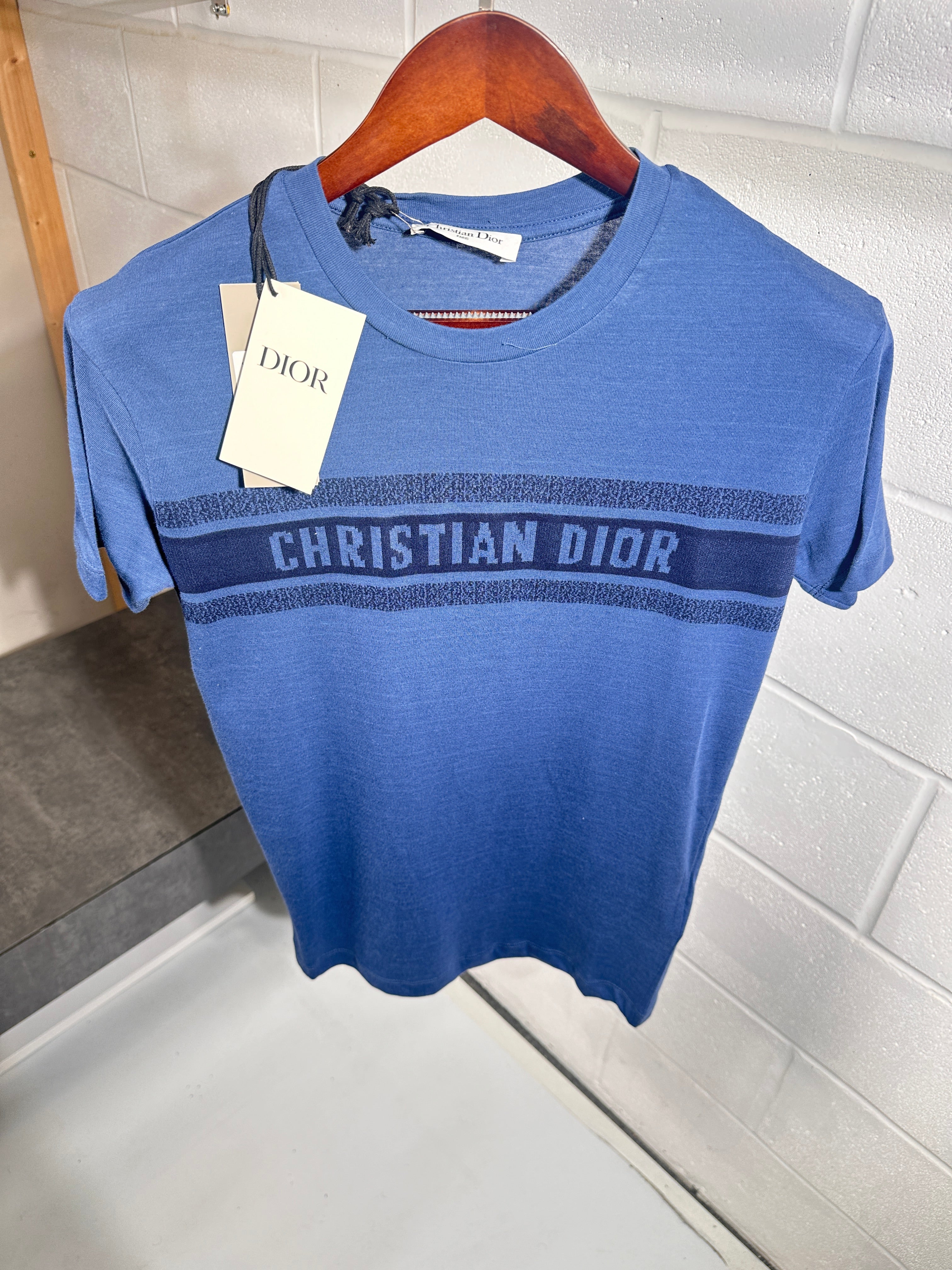 Christian Dior ladies tee navy