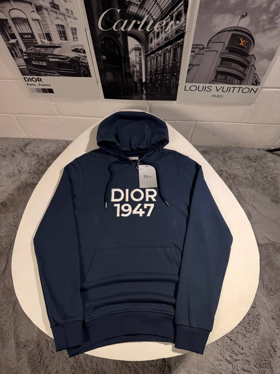 IOR 1947 HOODIE NAVY