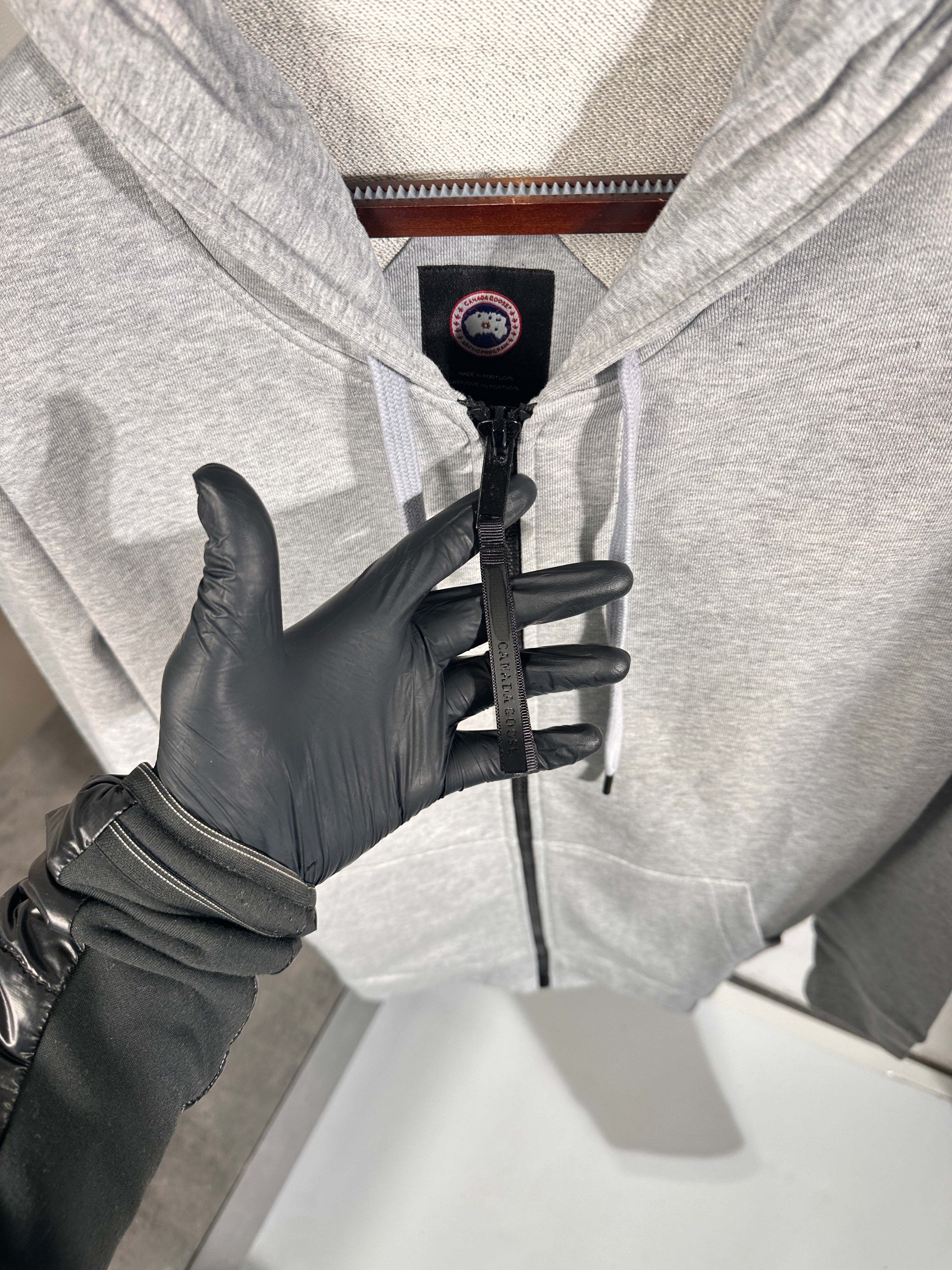 Canada goose black badge tracksuit grey