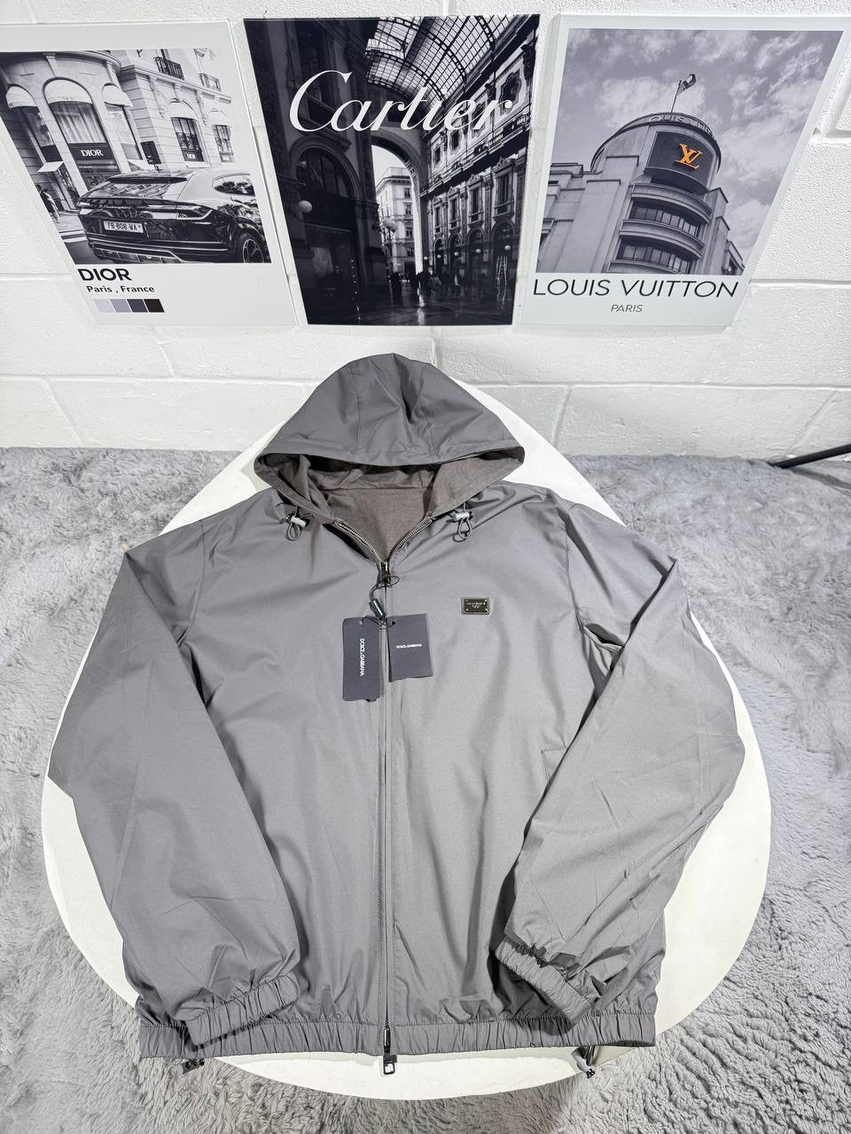 D&G REVERSIBLE WIND RSISTANT JACKET