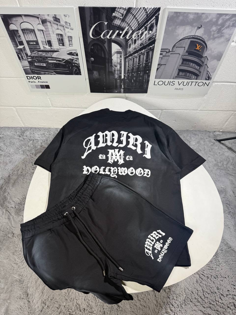 MIRI SHORT SET BLACK by Stock supplier