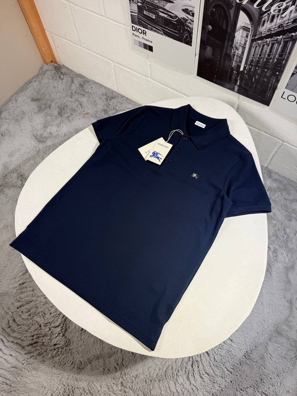 BURB METAL LOGO POLO