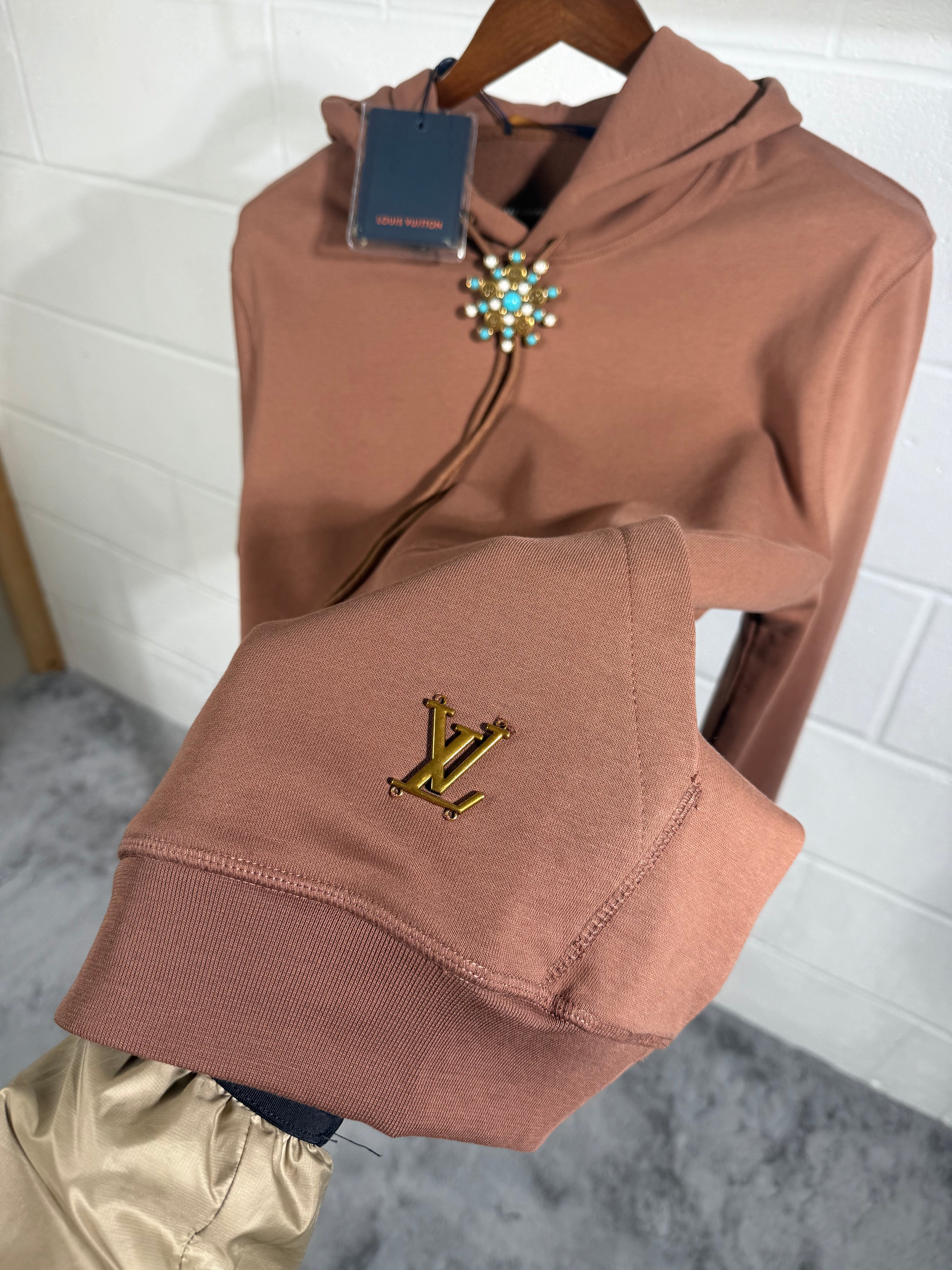 Lv hoodie beige