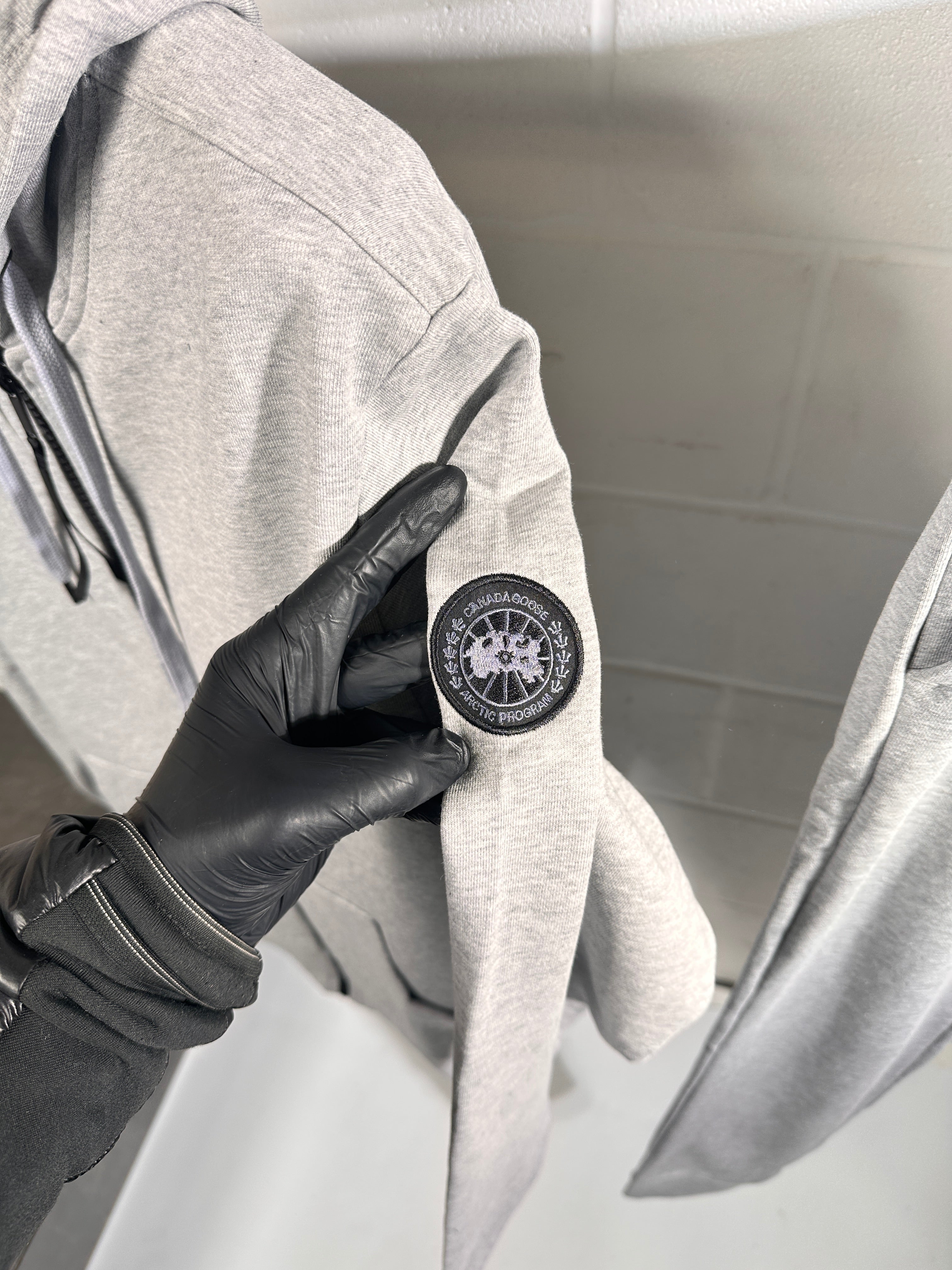 Canada goose black badge tracksuit grey