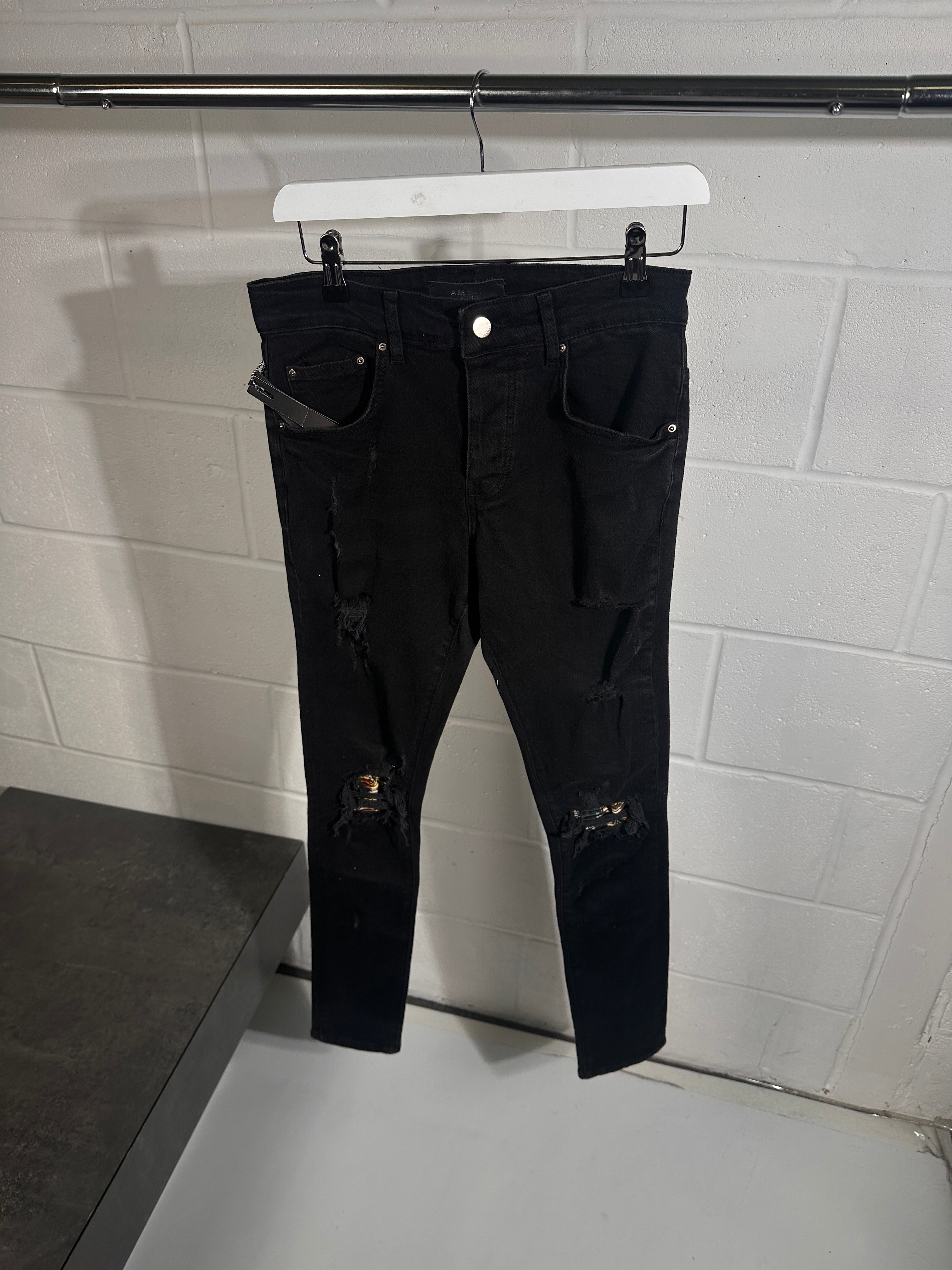 Amiri jeans skinny fit black