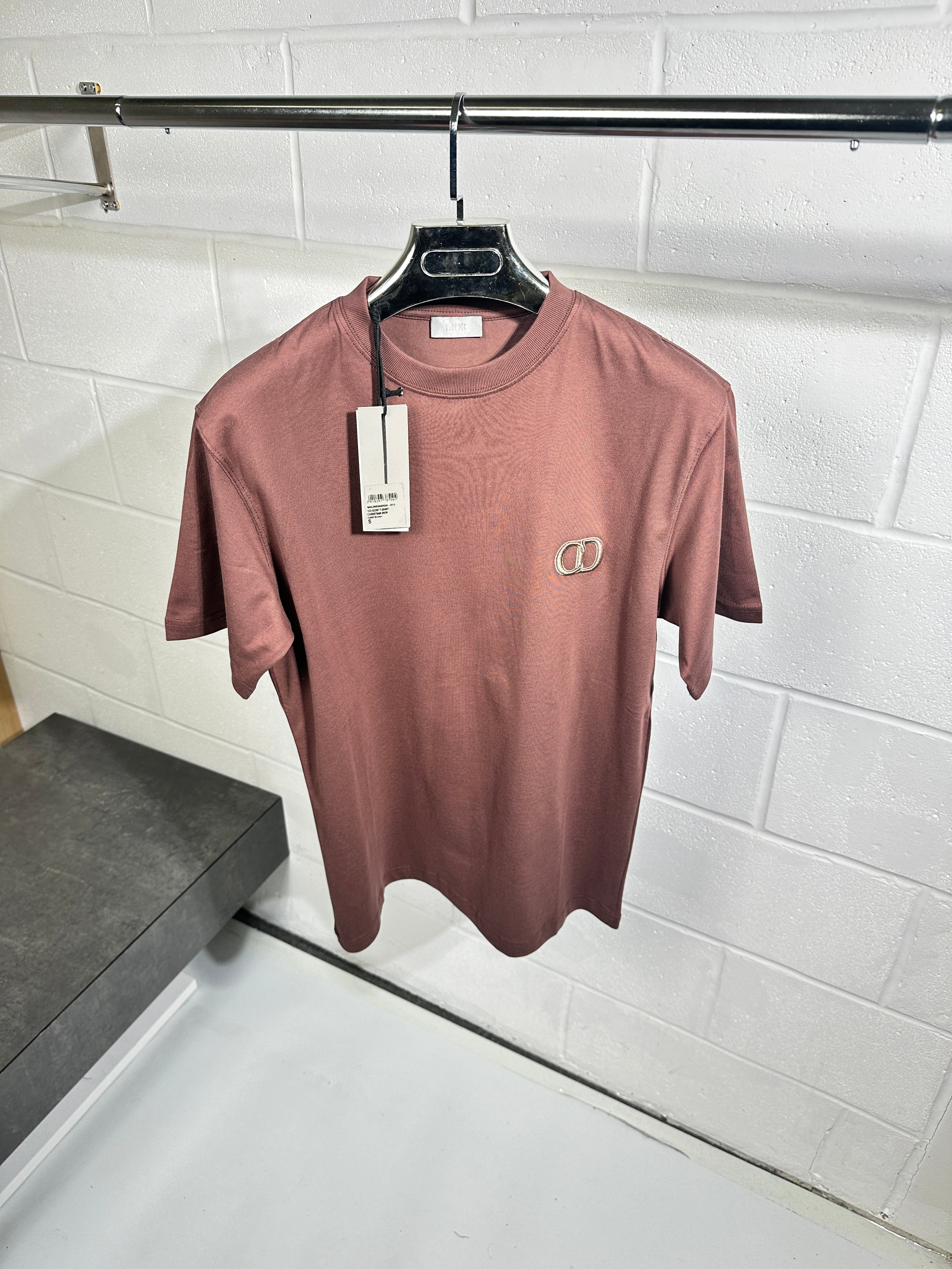 Dior CD tee chocolate