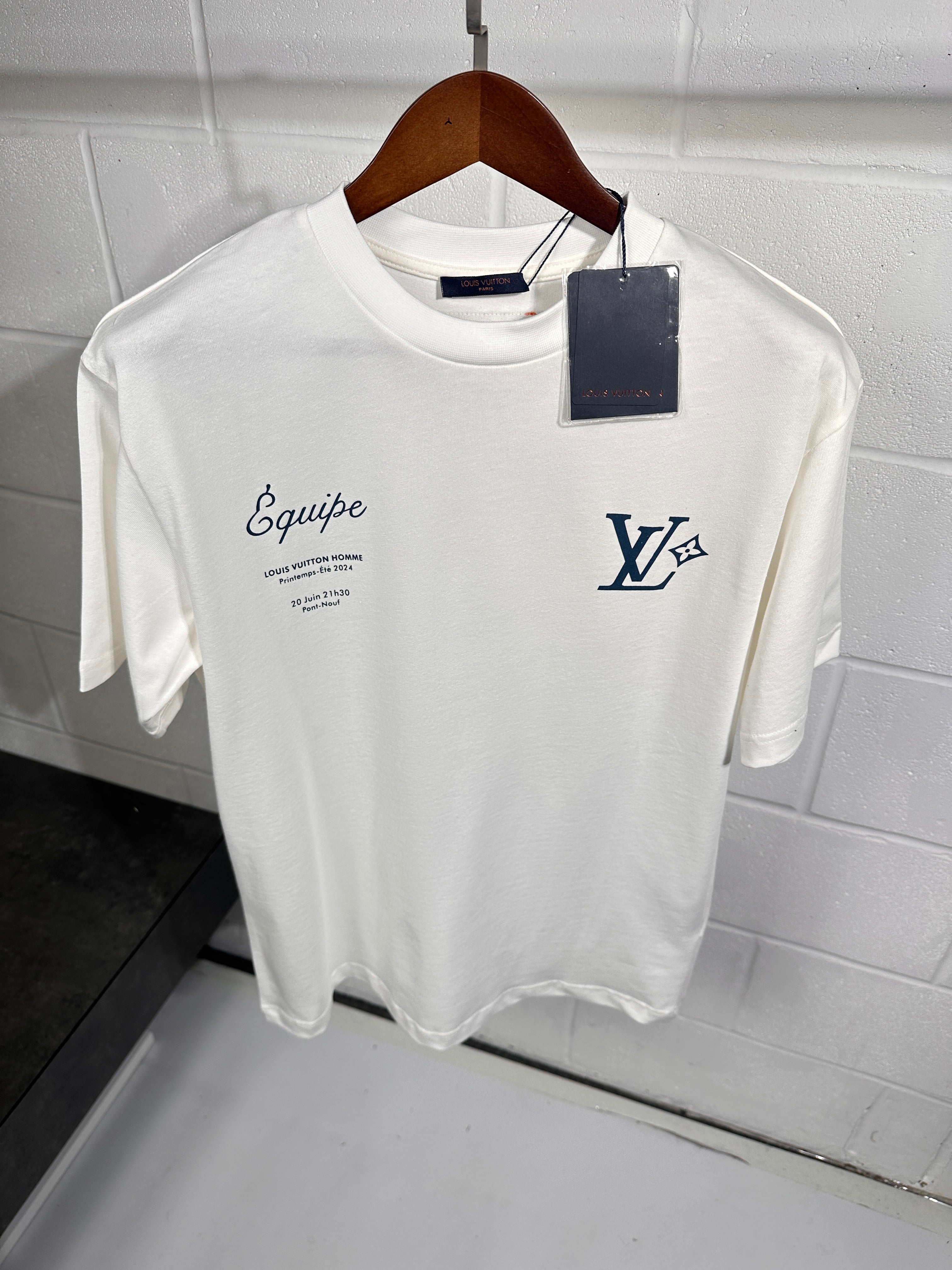 LOUIS VUITTON LOVERS T SHIRT - white