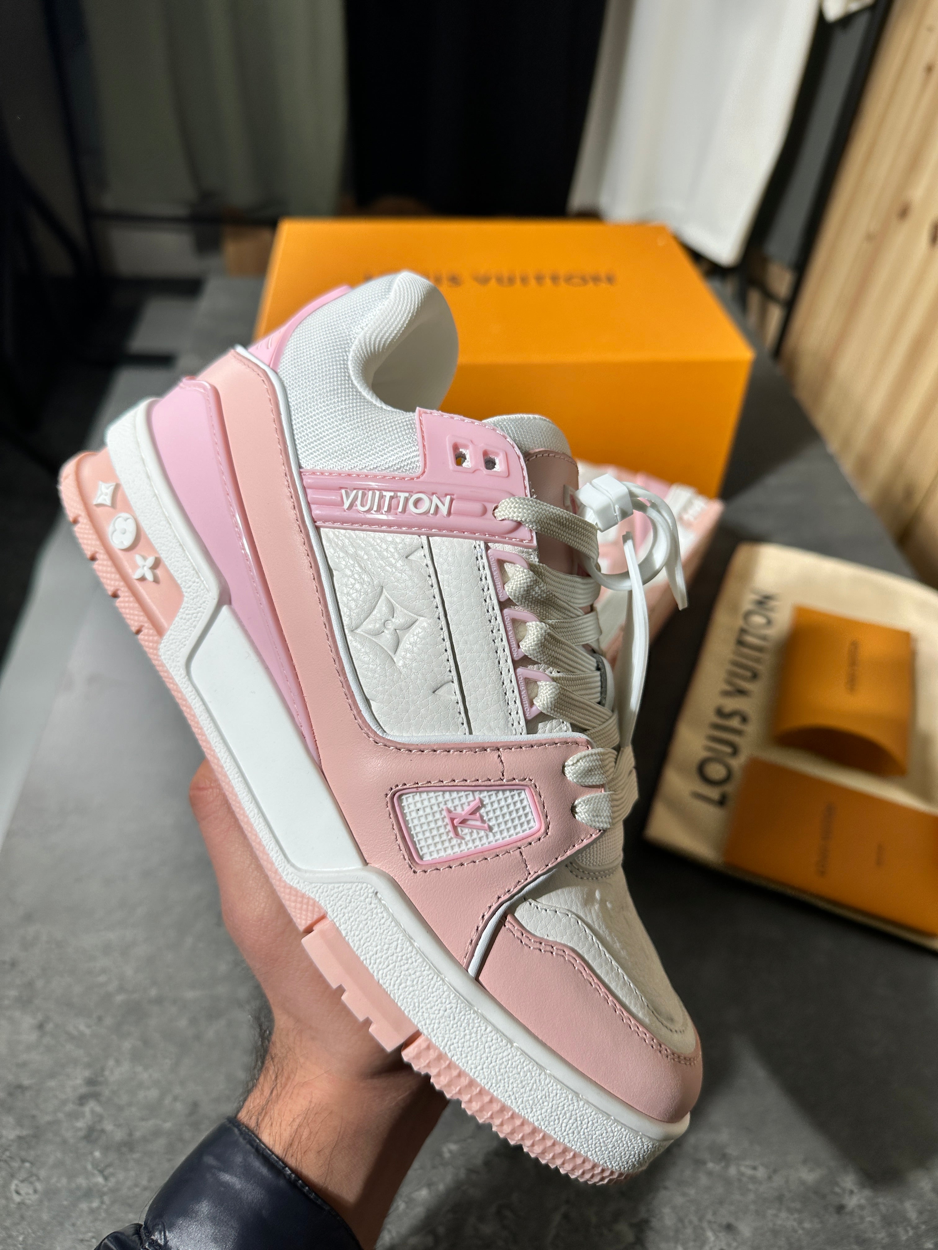 Pre order- pink sneakers