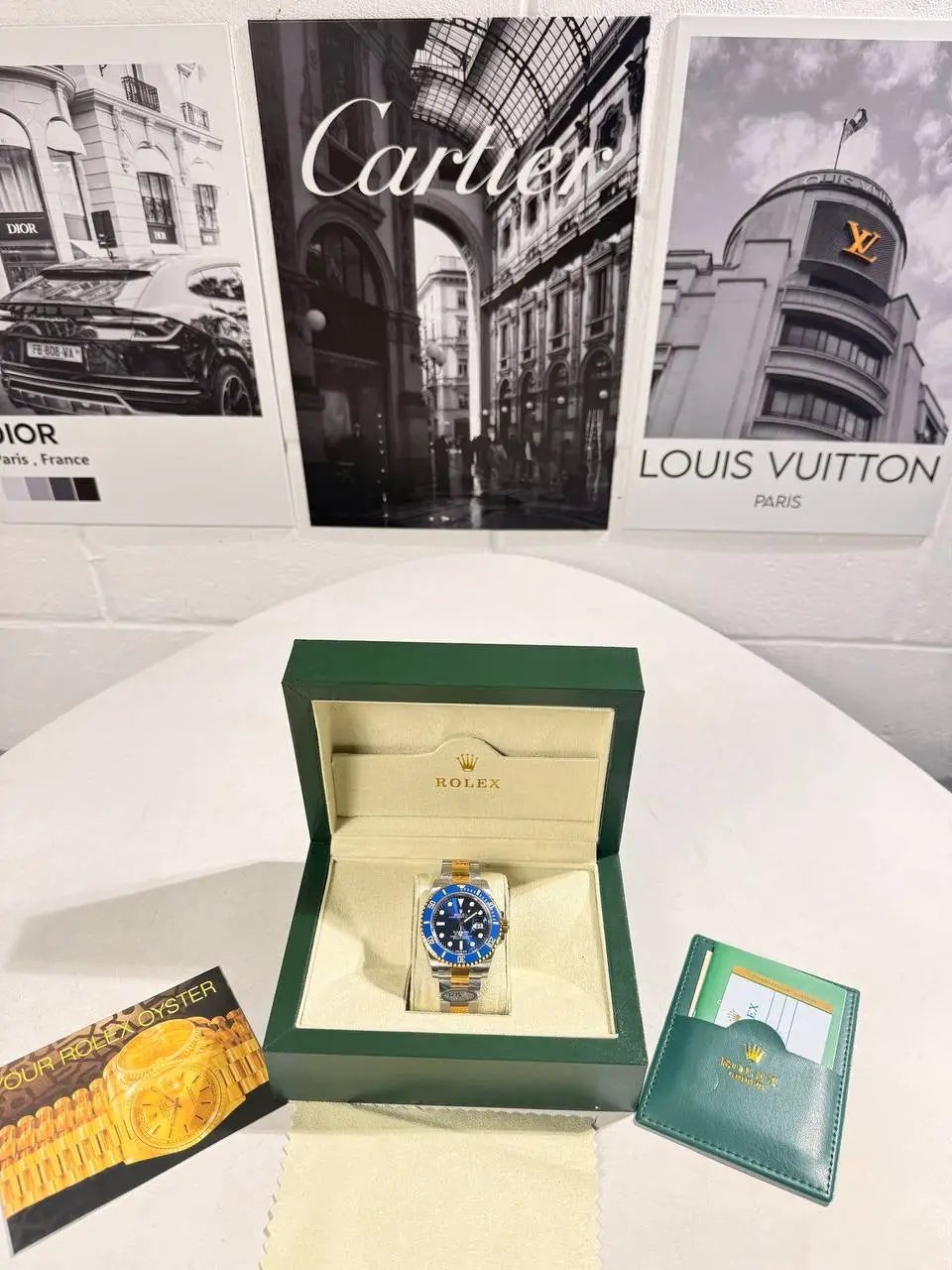 SUBMARINER DATE SMURF WATCH by Stock supplier