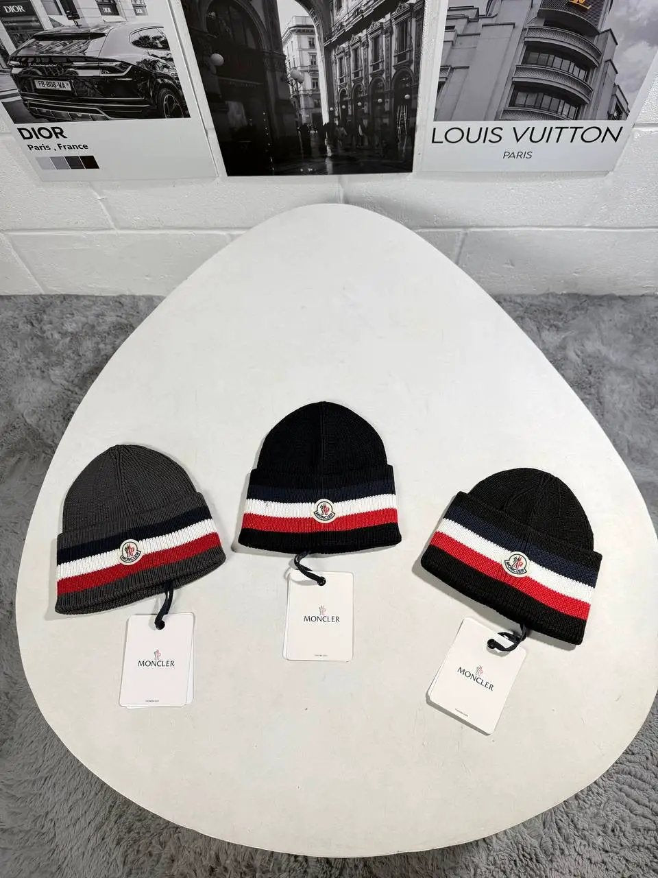 MNCLR BADGE BEANIES by Stock supplier