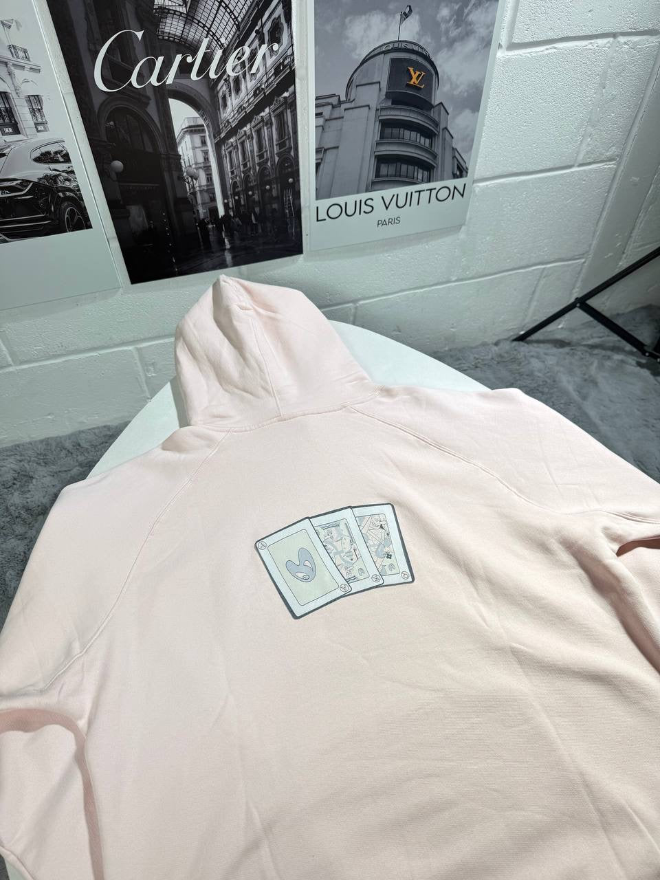 IOR CARD HOODIE PINK