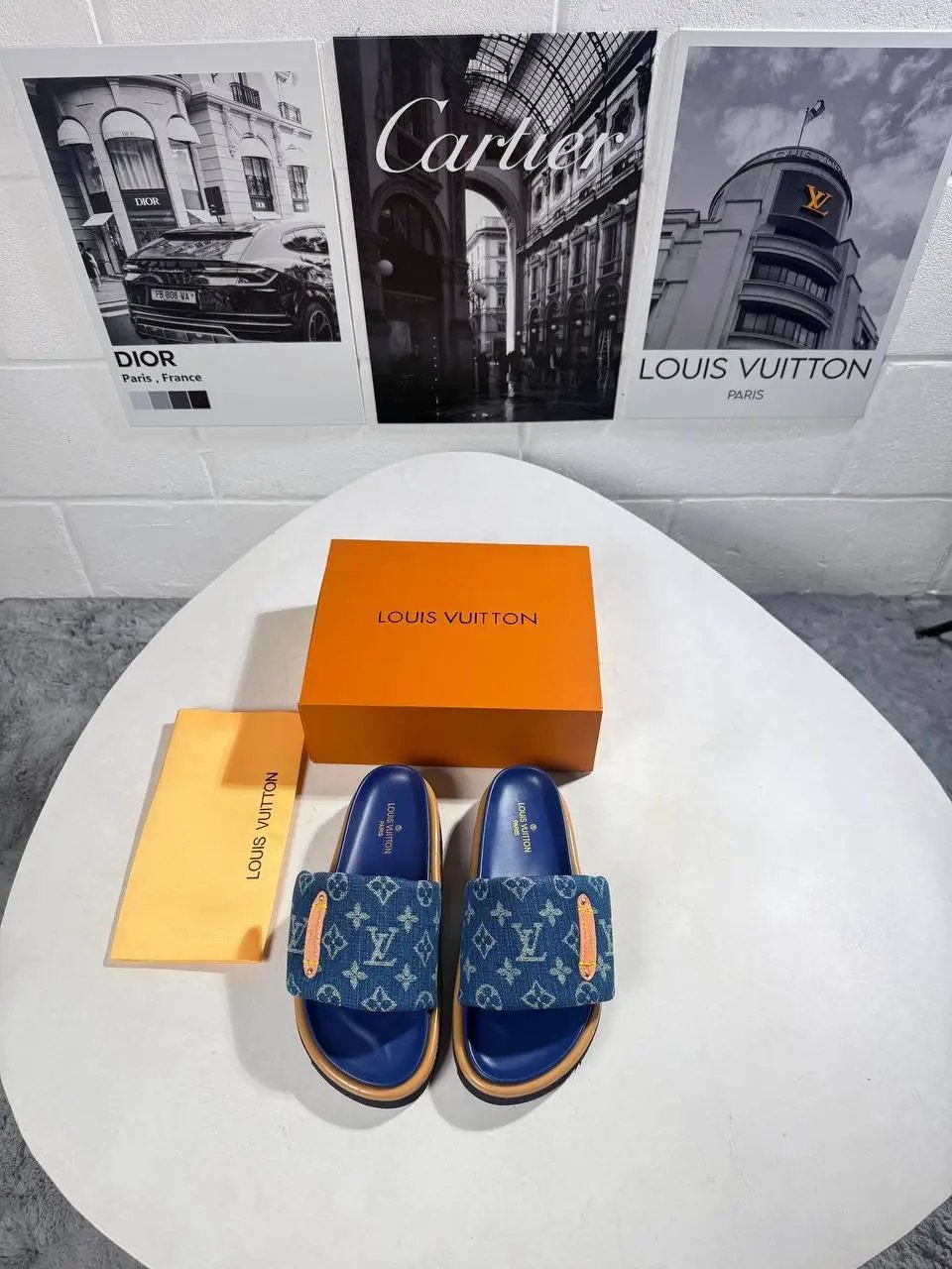 LVE SLIDES WOMEN BLUE