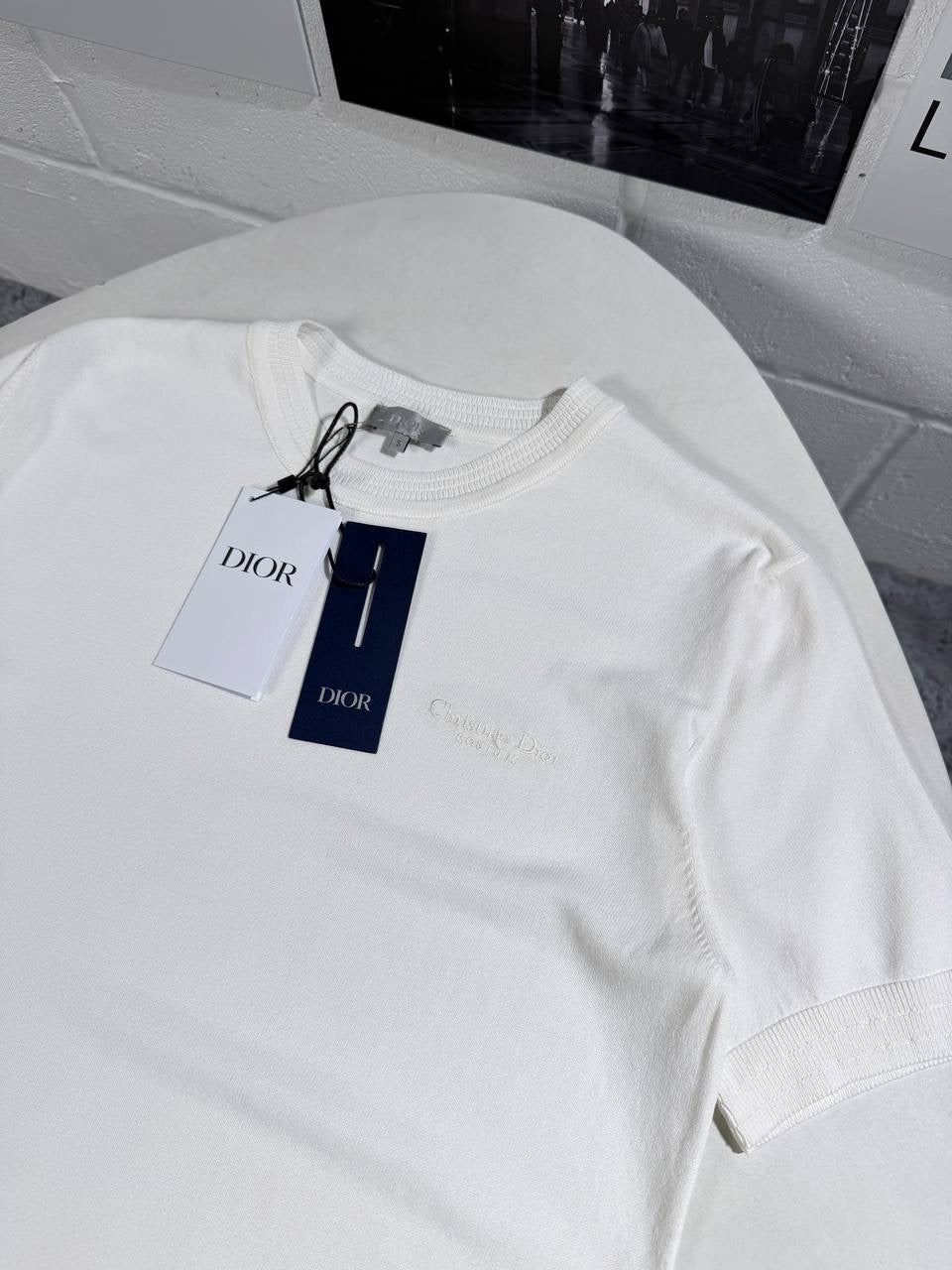 IOR KNITTED LOGO TSHIRT