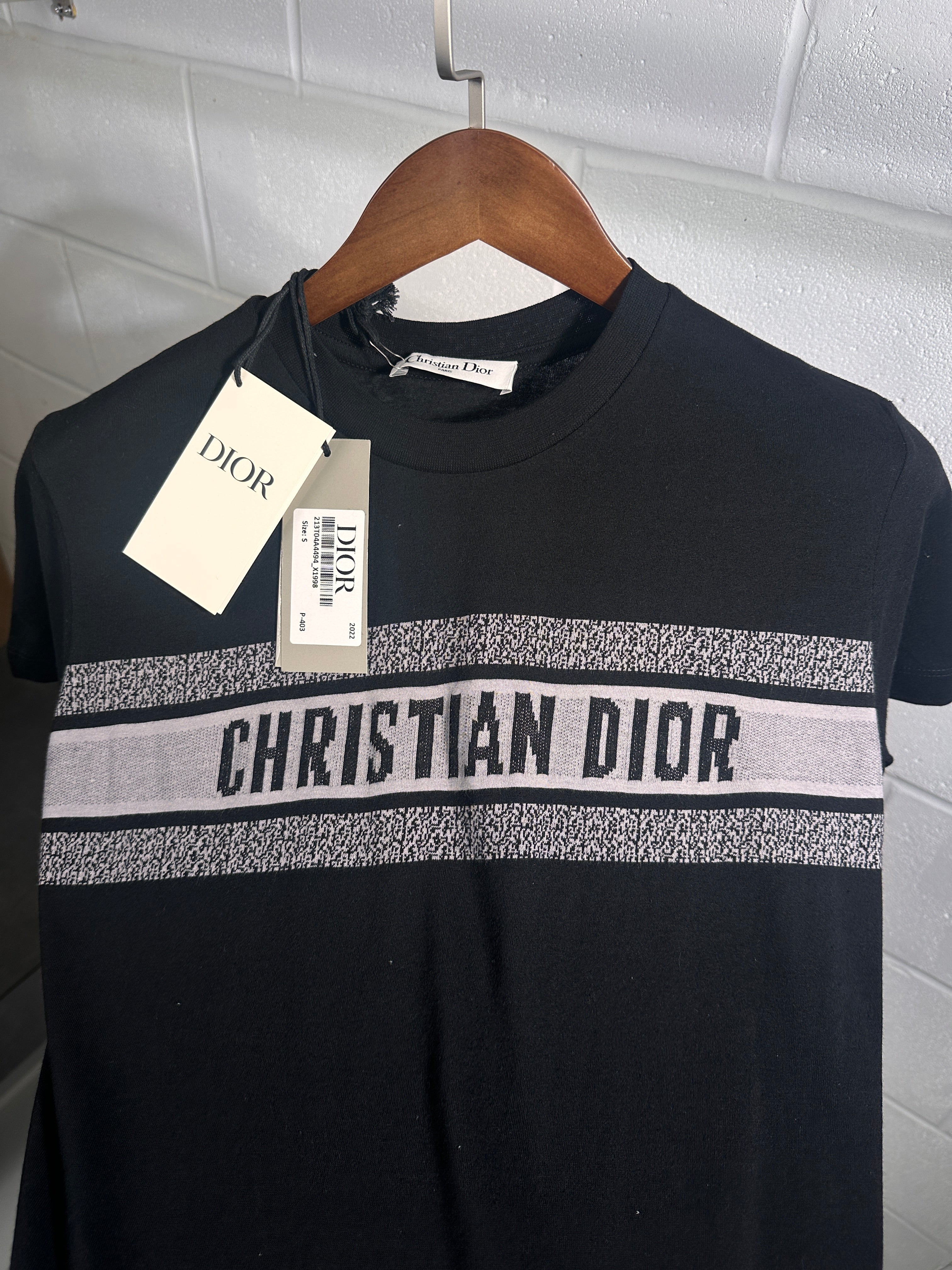 Christian Dior ladies tee black