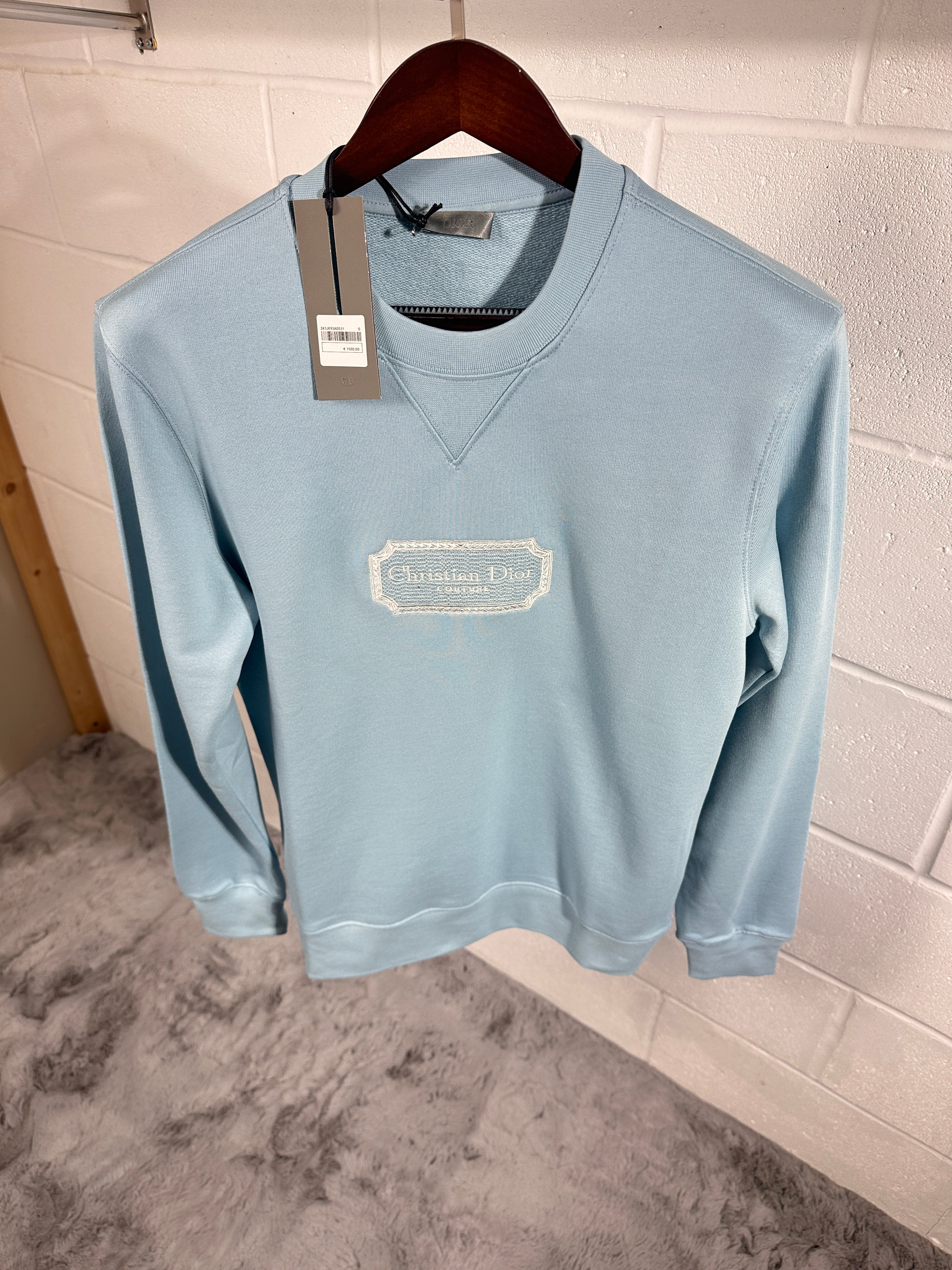 Dior sweatshirt sky blue