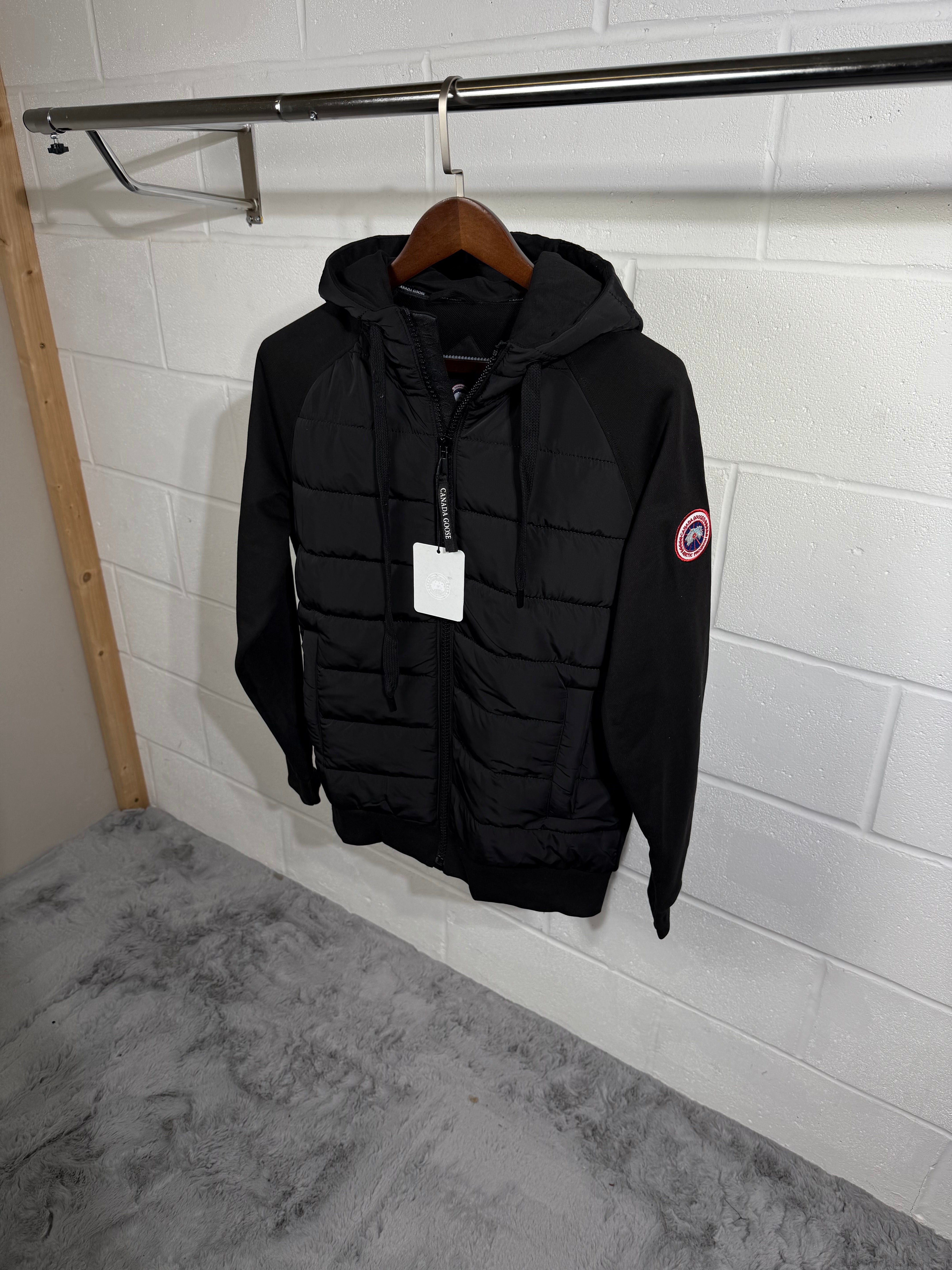 Canada goose paded hoodie black