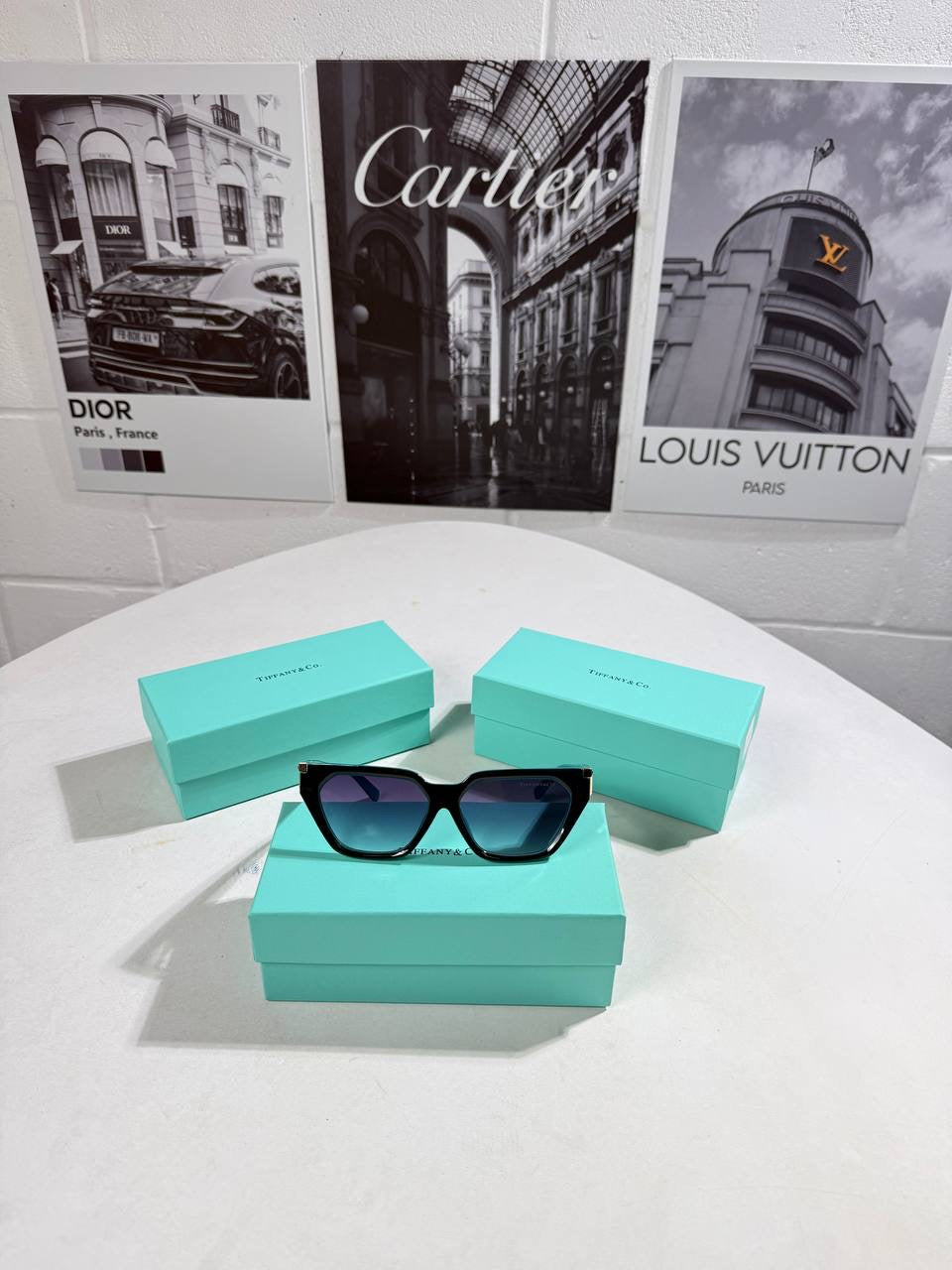 TIFFY SUNGLASSES WOMEN BLUE LENSE