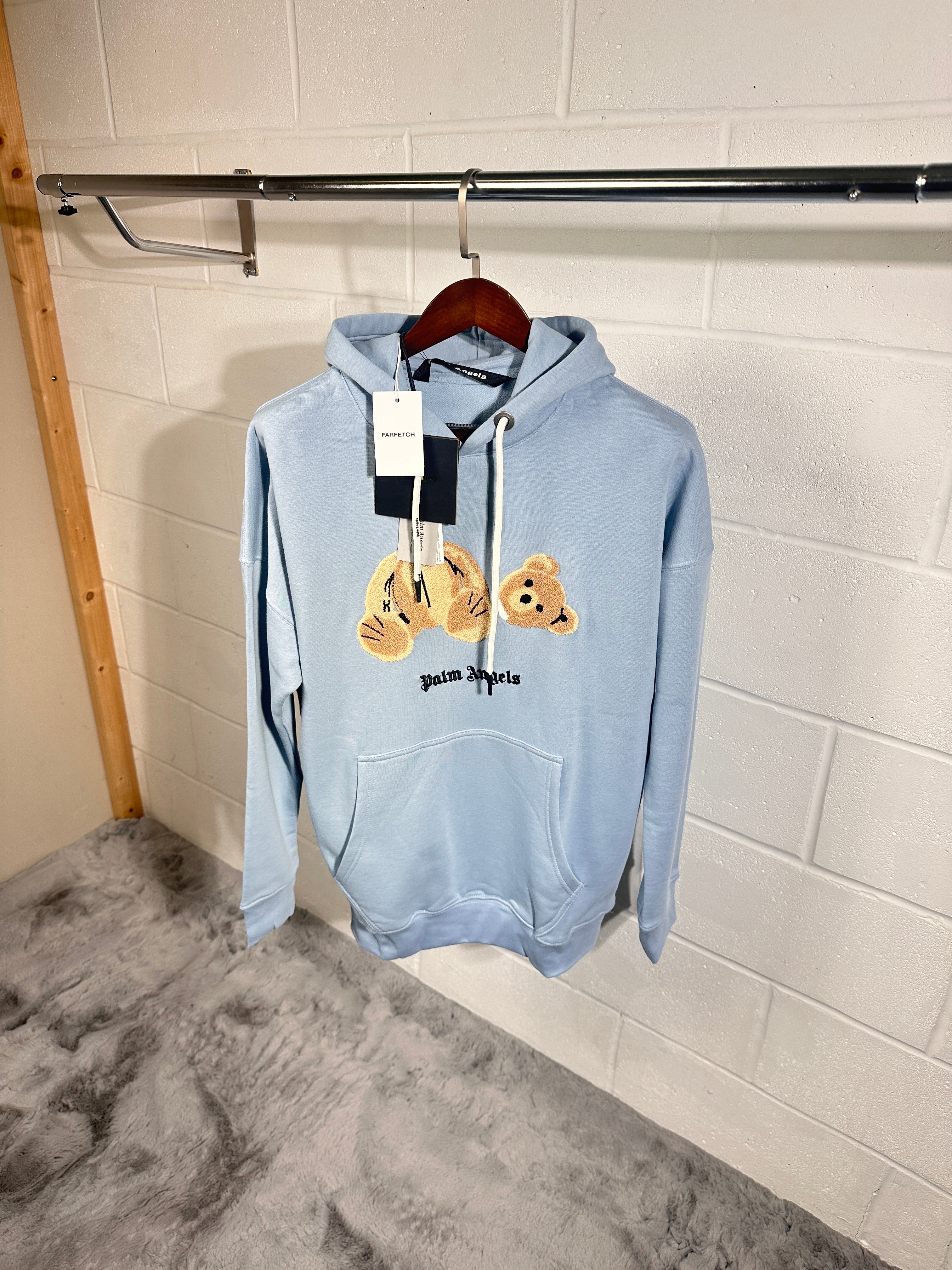 Palm angels hoodie blue