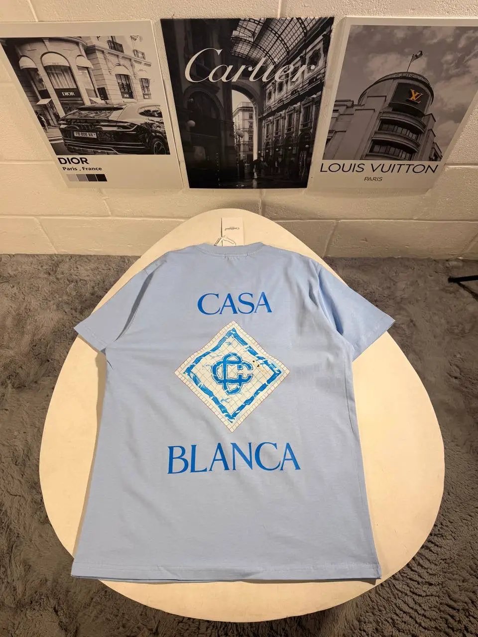 CASA TSHIRT BLUE Stock supplier